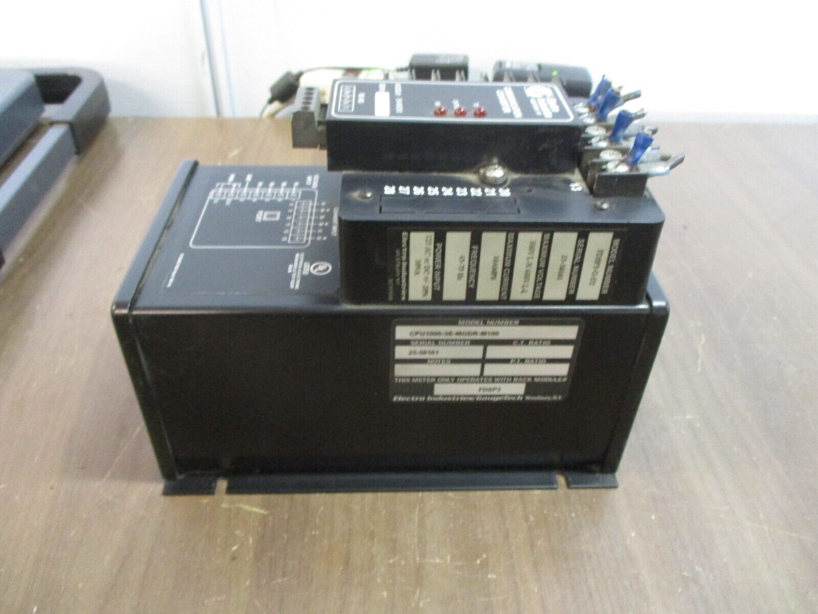 GE Electronic Power Meter EPM 7430D w/ SF485DB3 Comm Converter Used