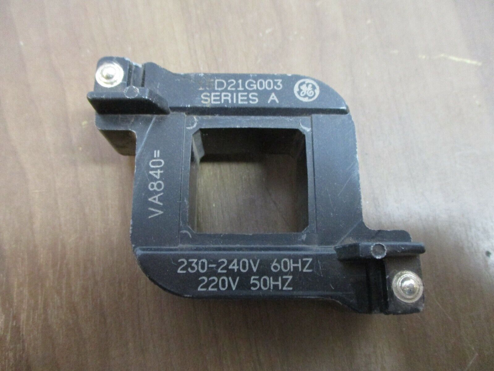 GE Magnetic Coil 15D21G003 Ser. A 230-240V@60Hz 220V@50Hz Used