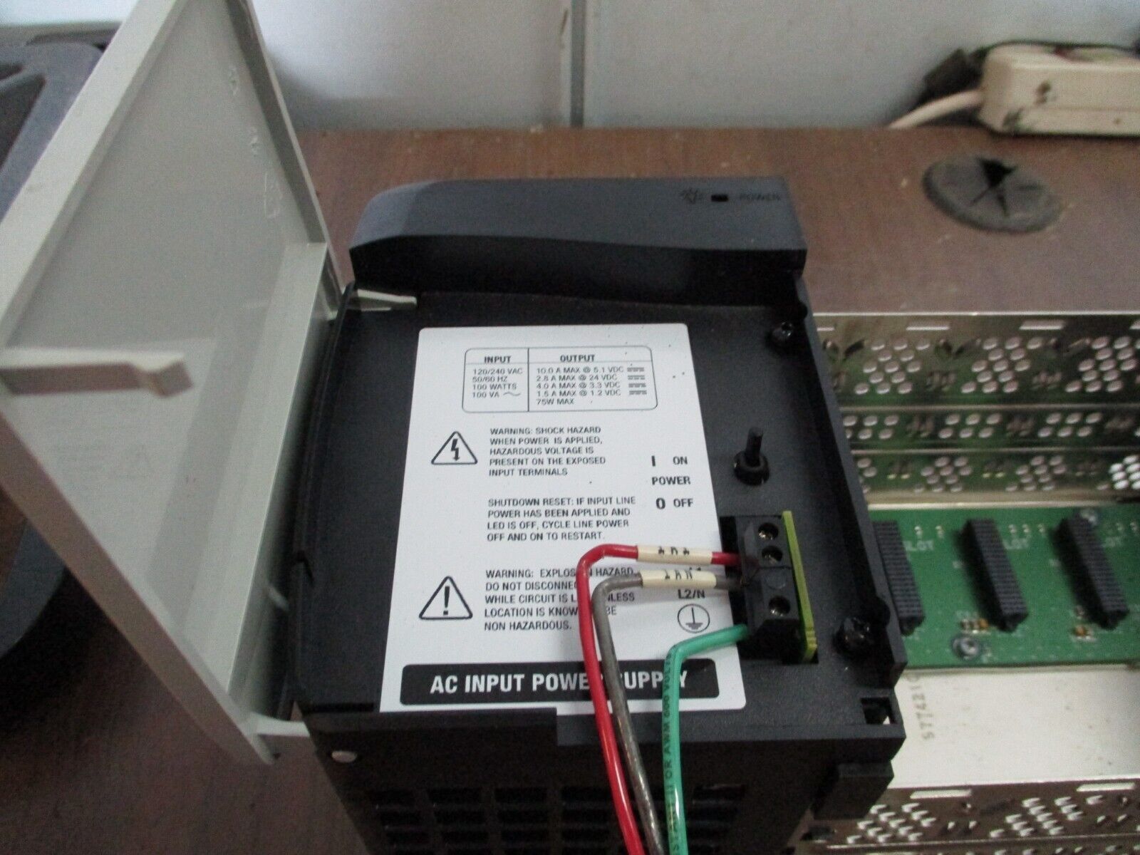 Allen-Bradley 13-Slot Chassis w/ Power Supply 1756-A13B / 1756-PA72C Used