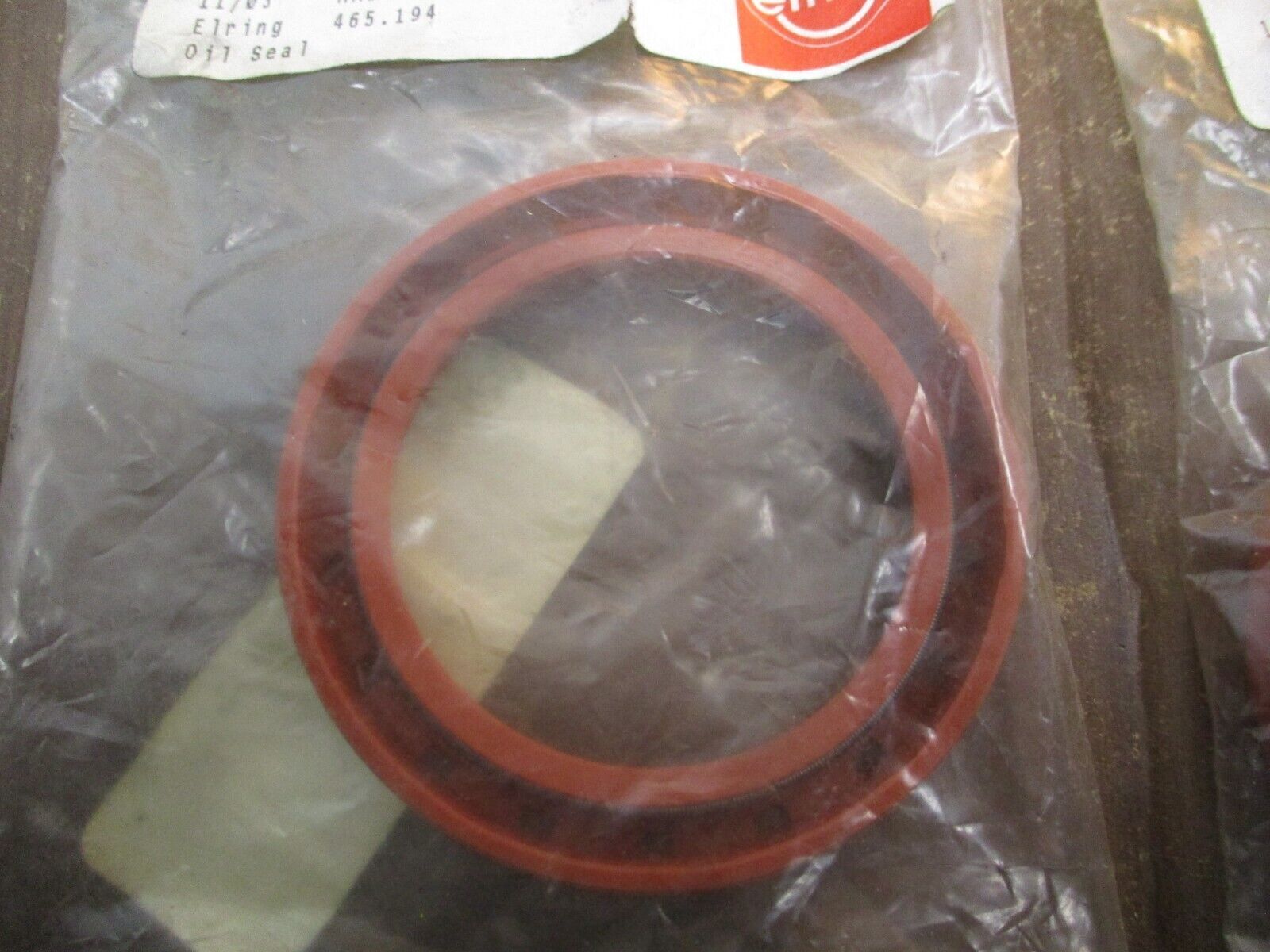 Elring Front Crank Oil Seal 465.194 *Lot of 2* New Surplus