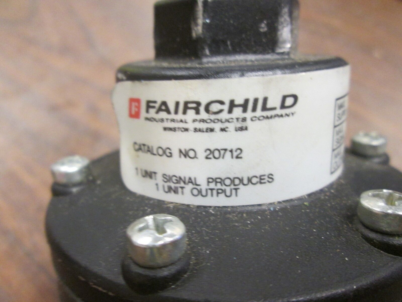 Fairchild Volume Booster 20712 250 PSIG Max Supply 150 PSIG Max Output Used