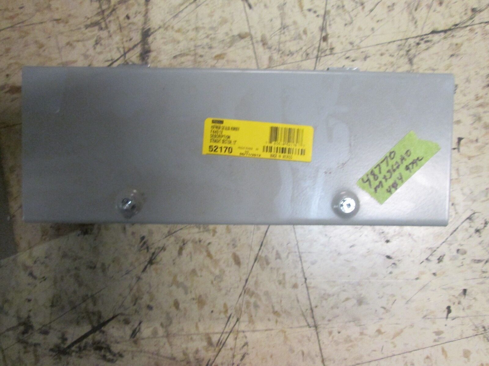 Hoffman Wireway F44G12 Size: 4X4x12" New Surplus