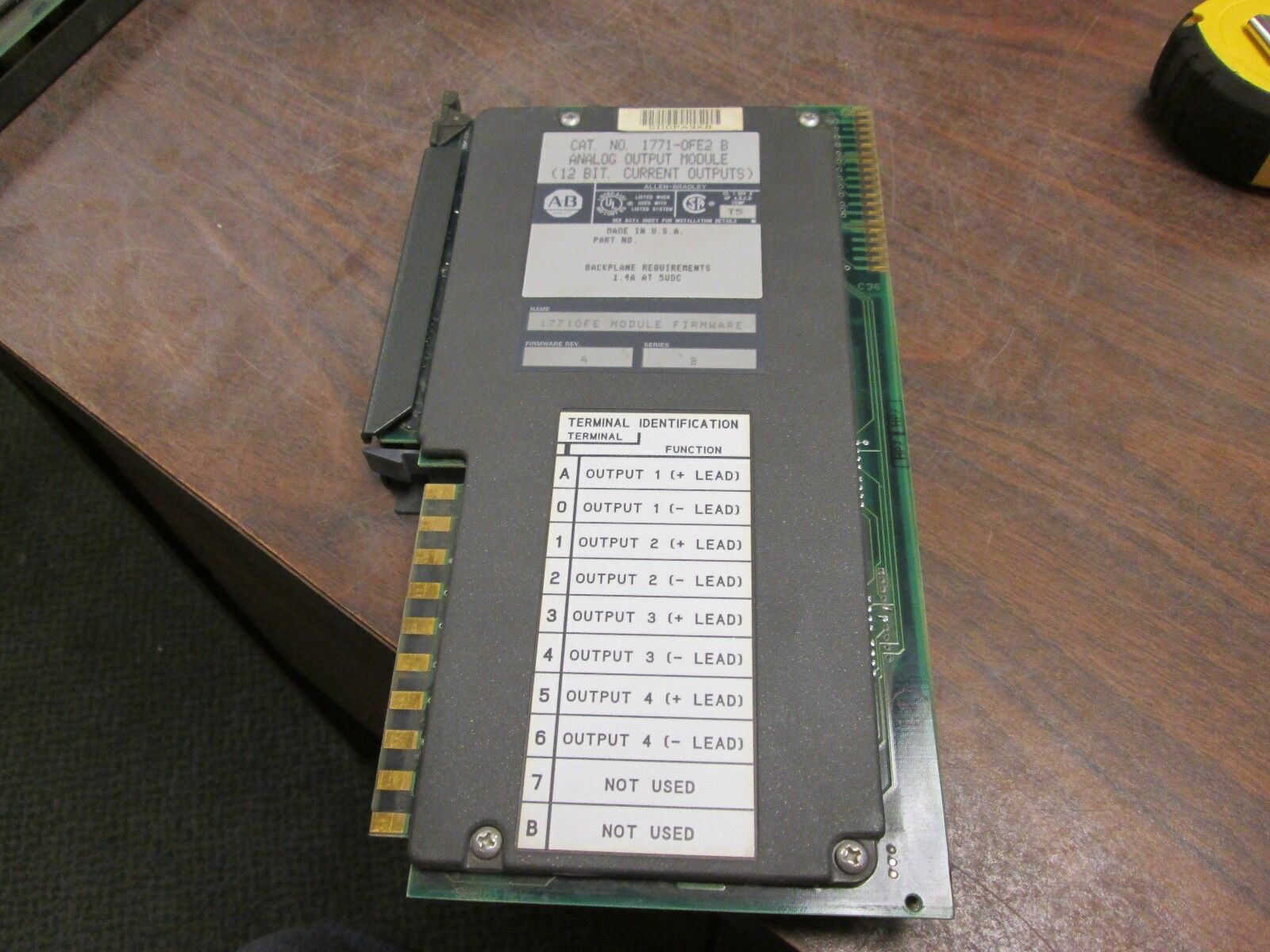 Allen-Bradley Analog Output Module 1771-OFE2B Used