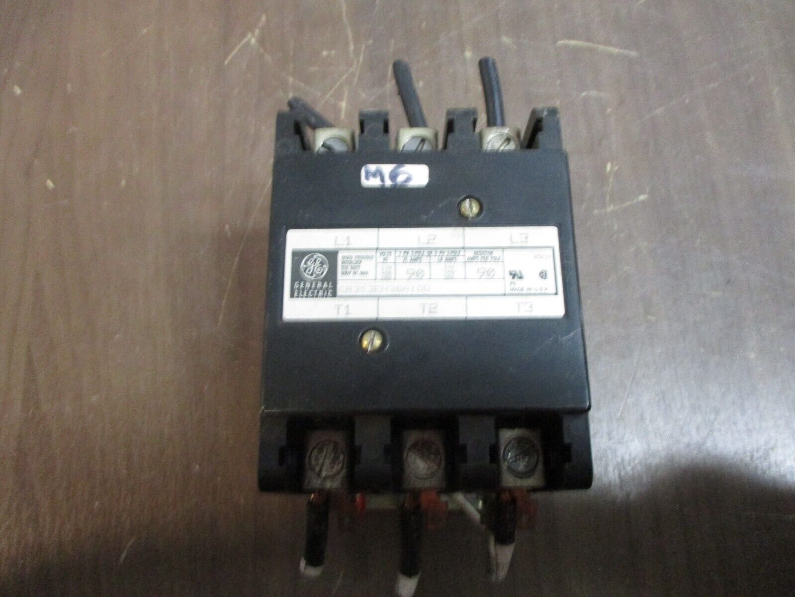GE Contactor CR353EH3BA1DD 115-120V Coil 90A 600V Used