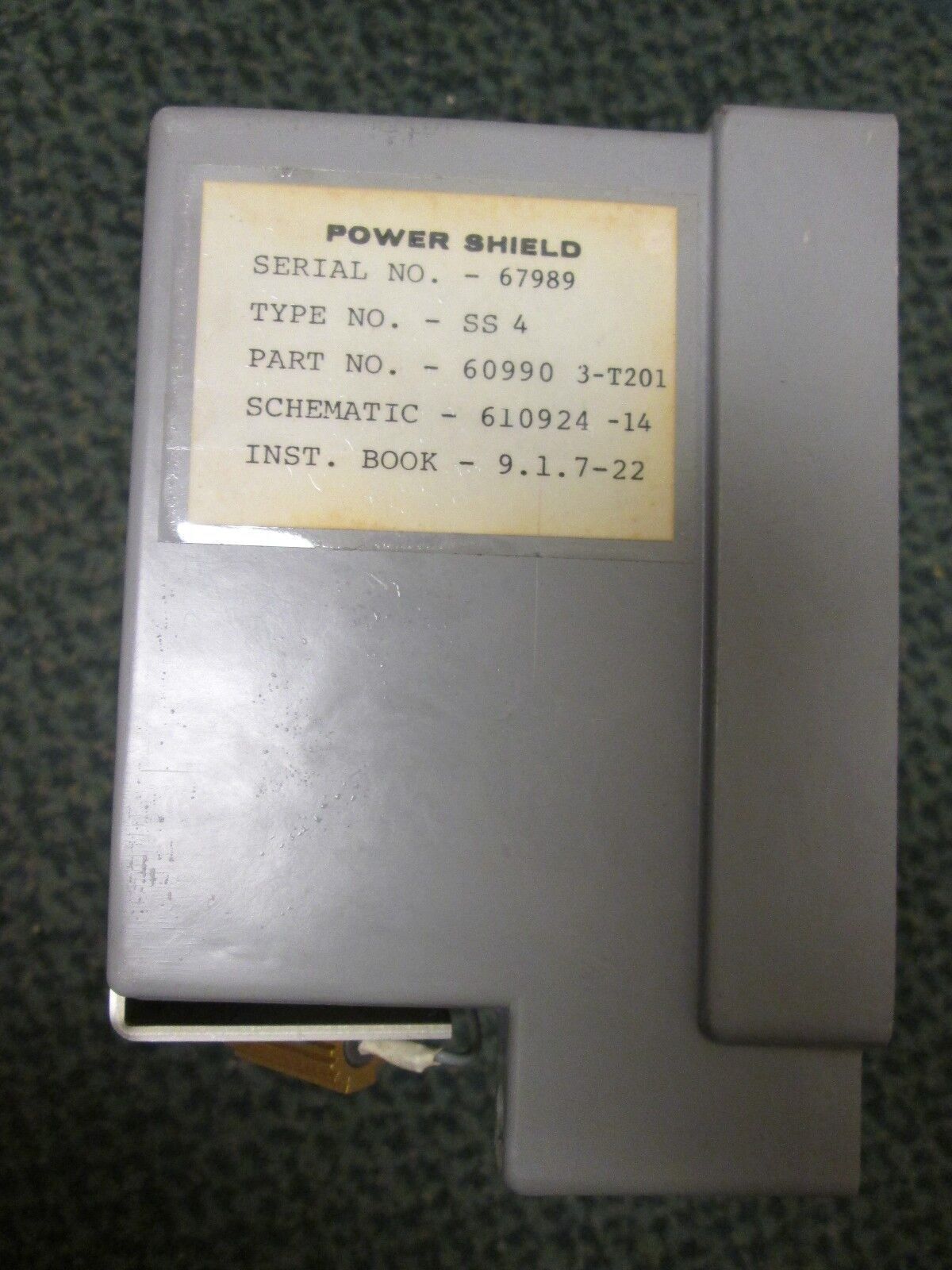 ABB / ITE / BBC Power Shield Solid State Trip Module SS4 609903-T201 Used