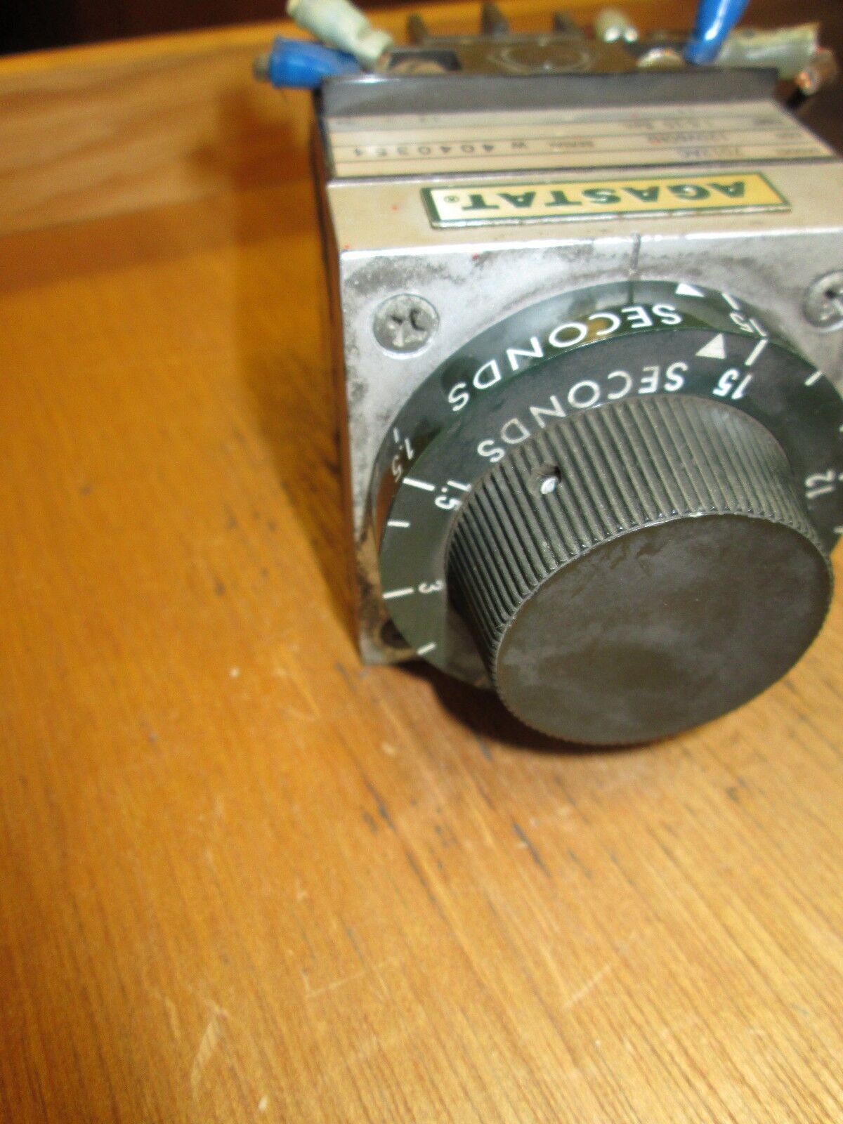 Agastat Timer 7012AC 1.5-15 Sec 120V 60Hz missing base Used
