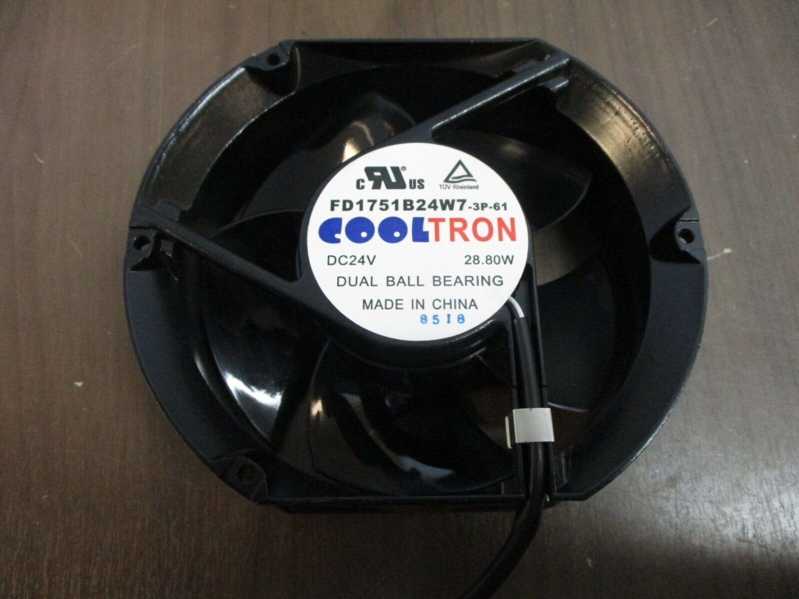Cooltron Axial Fan FD1751B24W7-3P-61 24VDC 28.80W Used