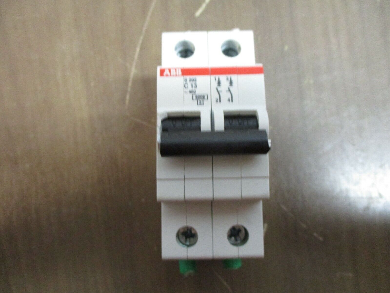 ABB Circuit Breaker S 202-C13 13A 277/480V 2P Used