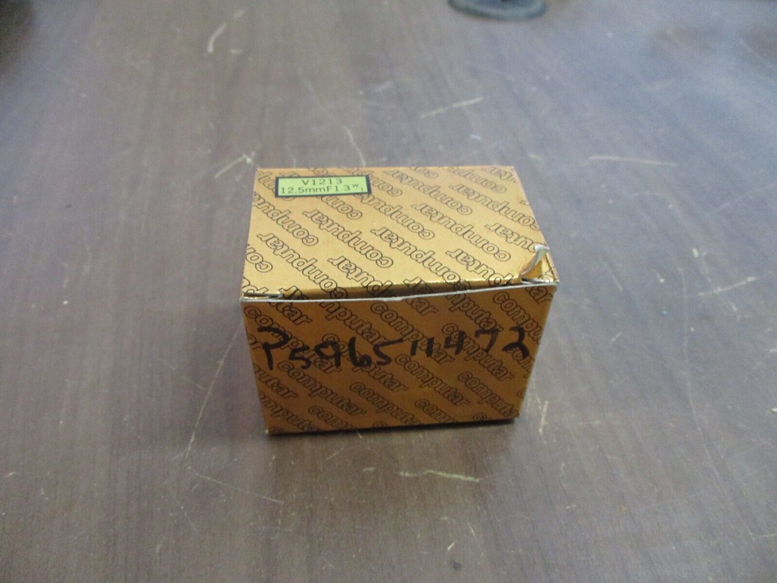 Computar Security Camera Lens V1213 12.5mm F1.3 2/1 New Surplus