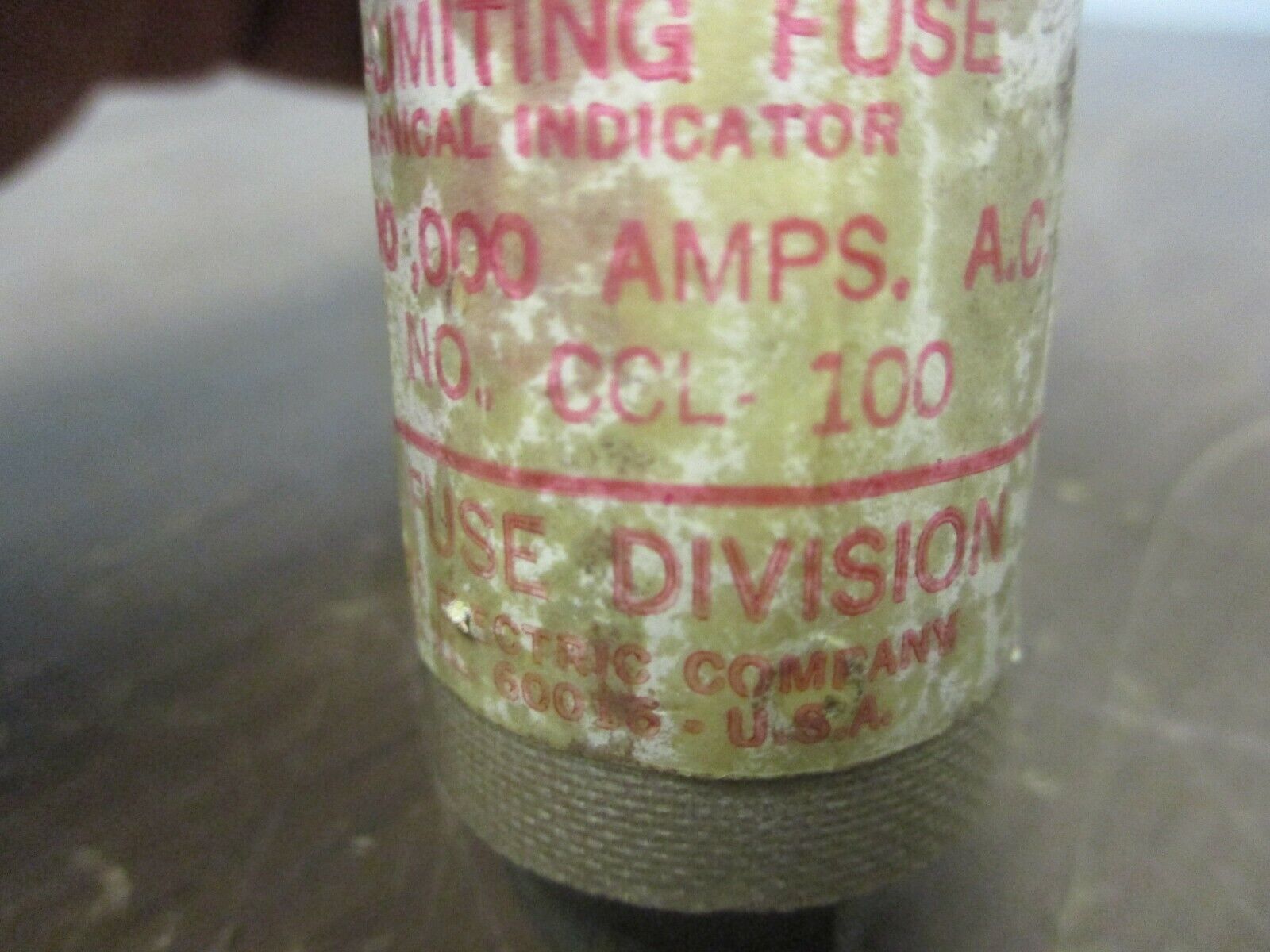 FPE Econolim Fuse CCL 100 100A 660V Used