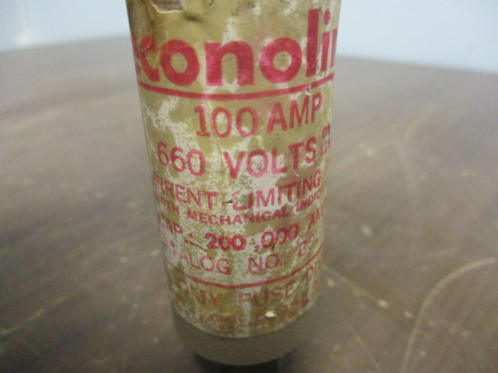 FPE Econolim Fuse CCL 100 100A 660V Used