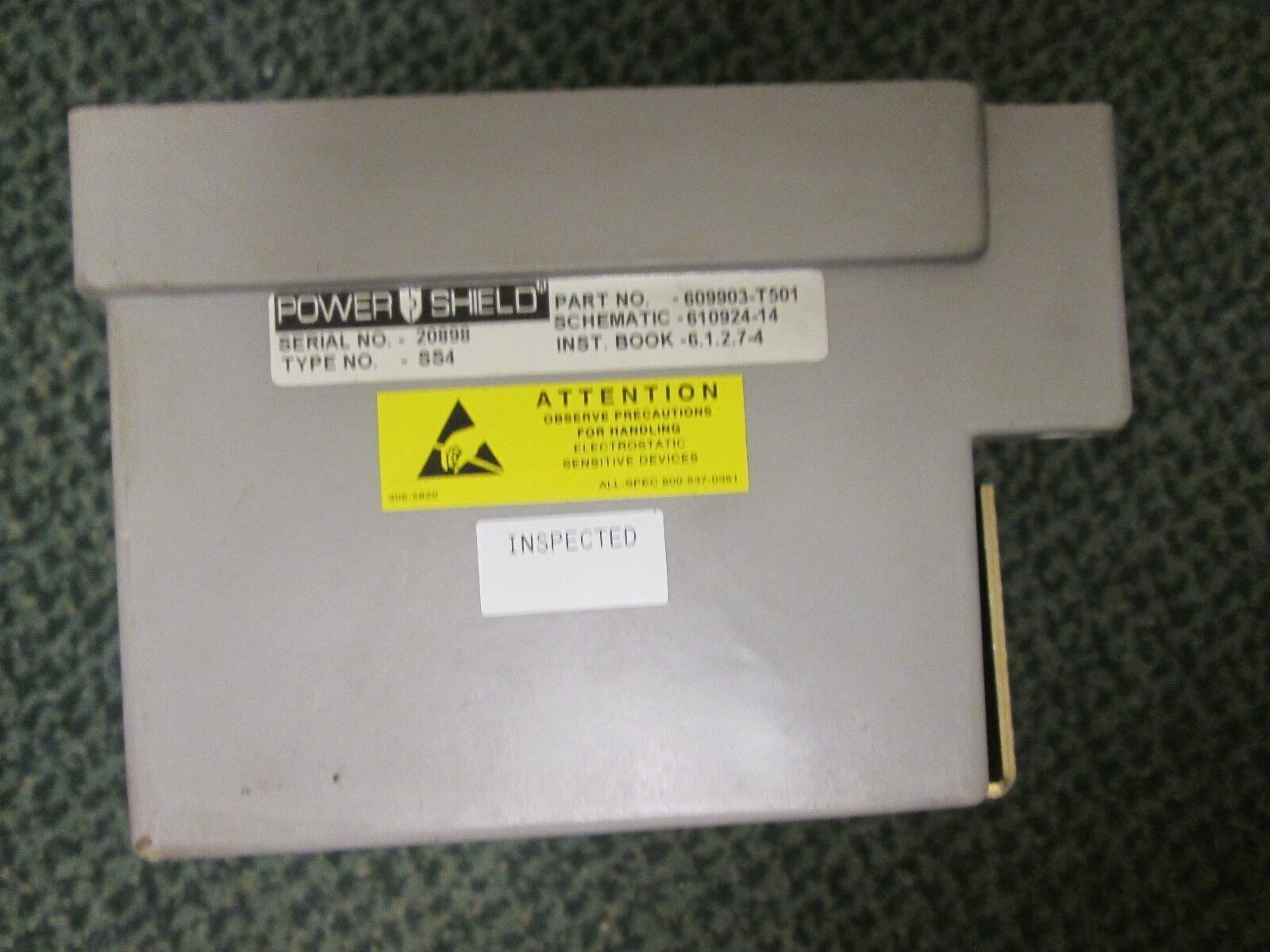 ABB Power Shield Solid State Trip Module SS4 609903-T501 Used