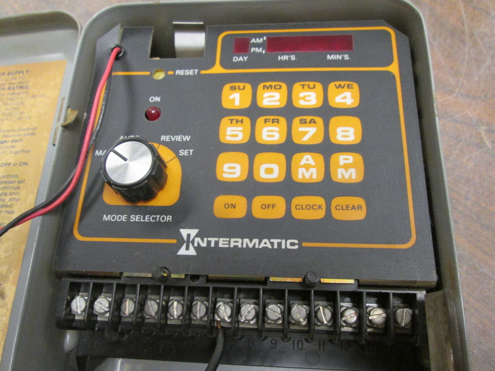 Intermatic Electronic Timer ET728C 7-Day 120V 60Hz Used