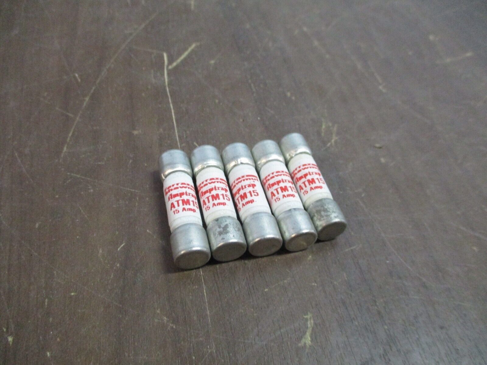 Ferraz Shawmut Amp-Trap Fuse ATM15 15A 600V *Lot of 5* New Surplus