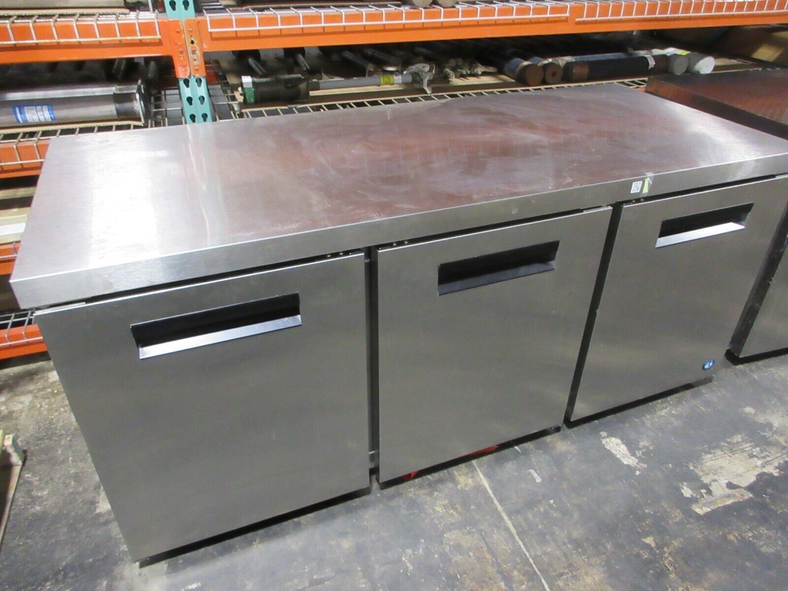 Hoshizaki Stainless Steel Refrigerator CRMR72 3-Section Undercounter Used