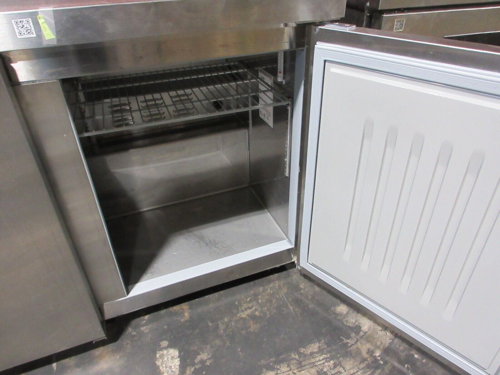 Hoshizaki Stainless Steel Refrigerator CRMR72 3-Section Undercounter Used