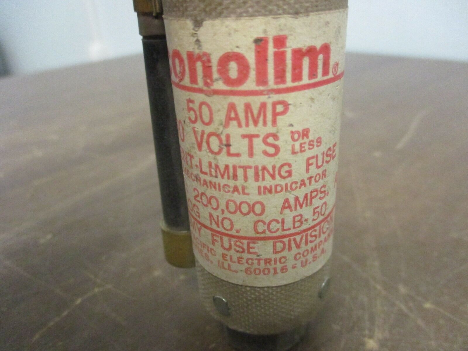 FPE Econolim Fuse CCLB 50 125A 660V Used