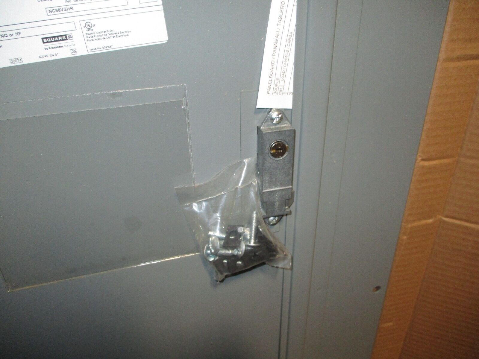 Square D Breaker Panel Cover NC68VSHR 68" Surface Mount New Surplus