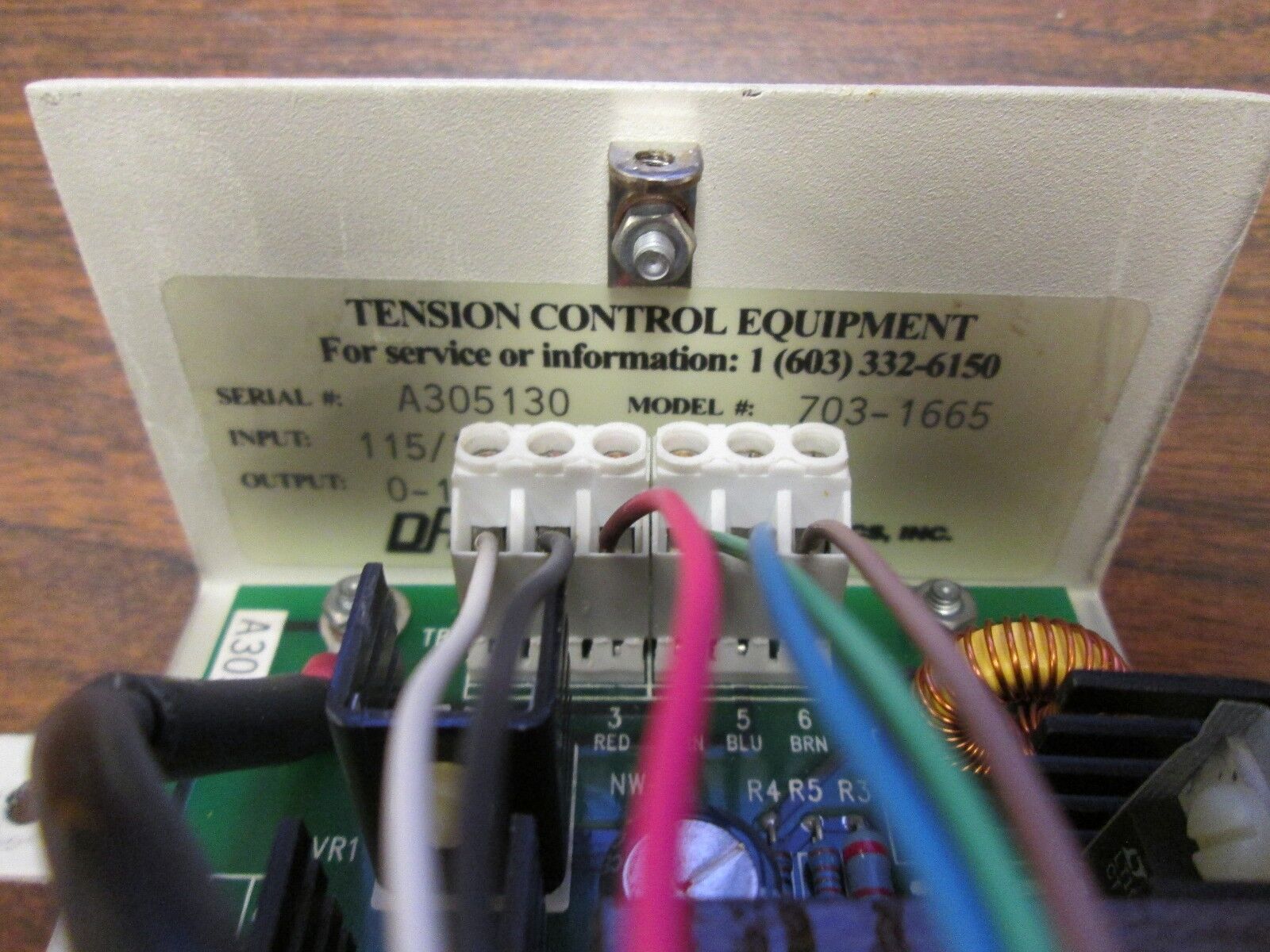 DFE Power Supply 703-1665 A305130 Missing Cover