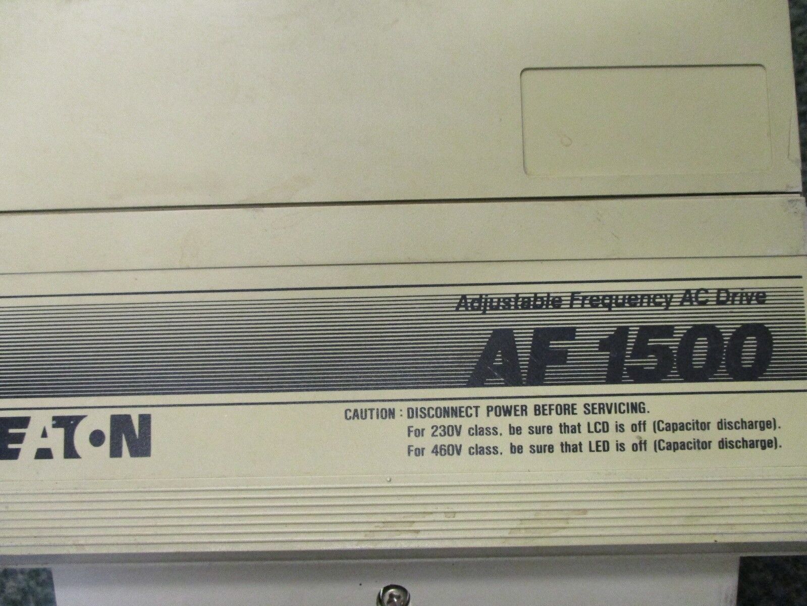 Eaton Dynamatic AC Drive AF-150202-0480 2HP Used