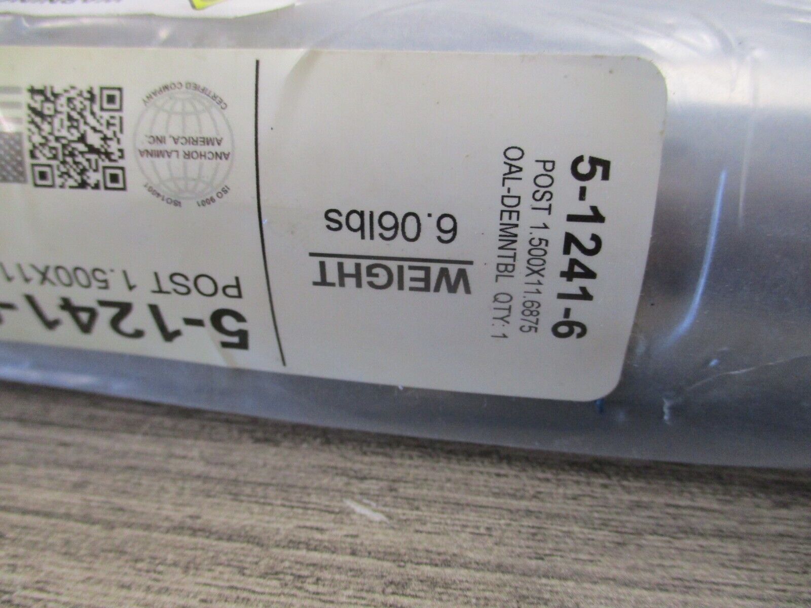 Danly Post 5-1241-6 1.500XT1.6875 New Surplus