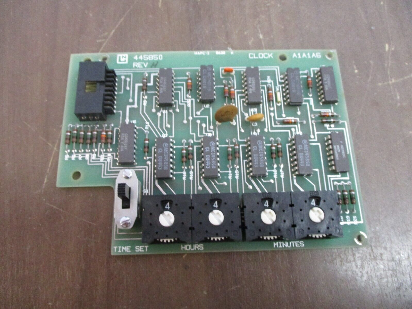 Leeds & Northrup Clock Board 445850 Rev. H *No Box* New Surplus