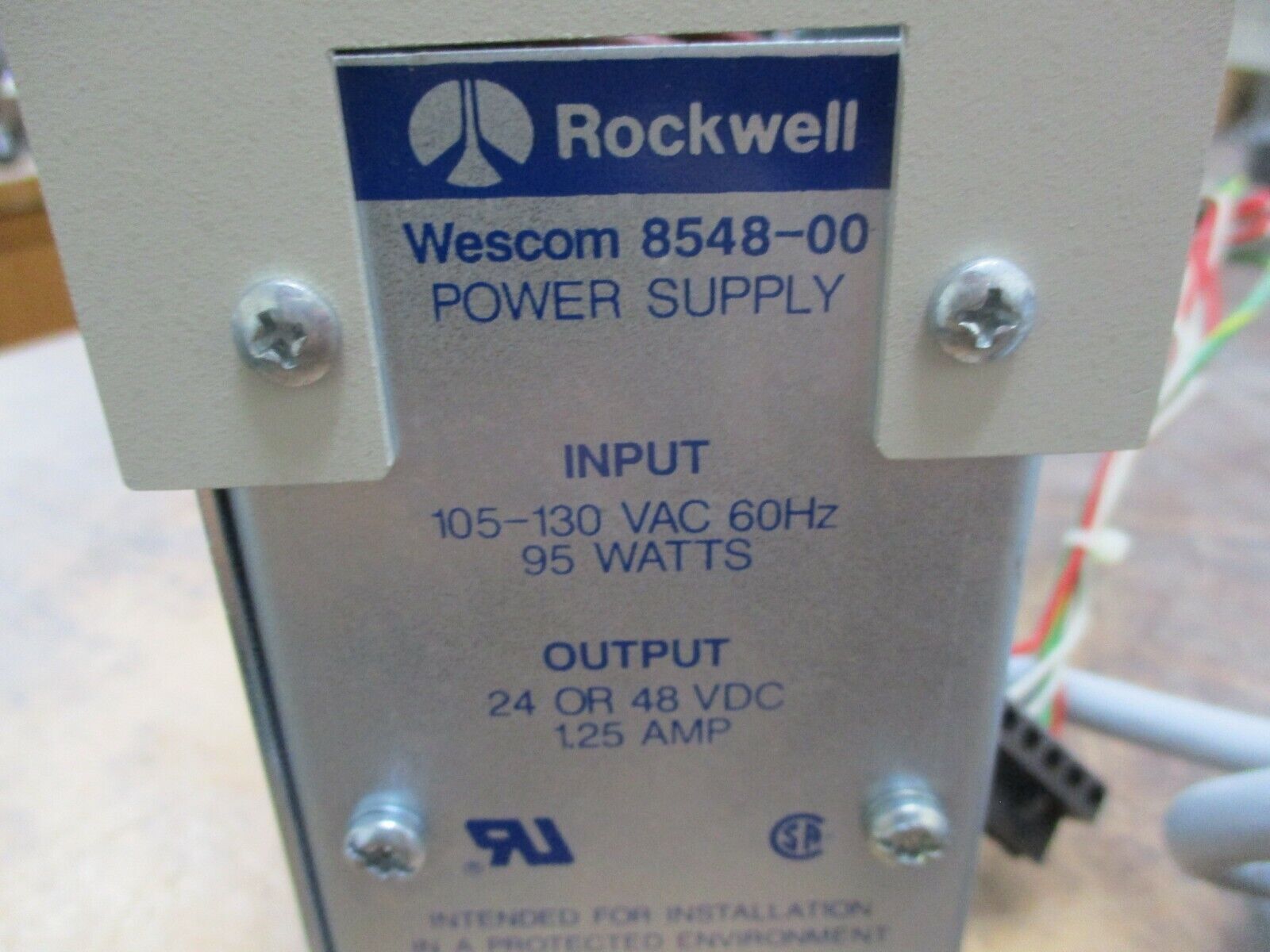 Rockwell Wescom Power Supply 8548-00 95W Used