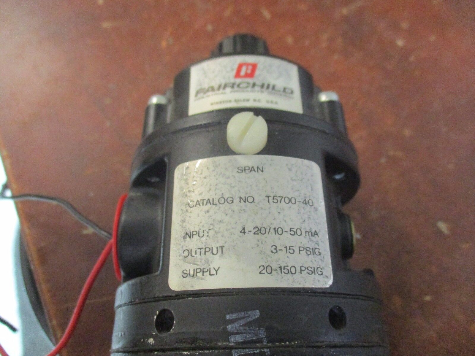 Fairchild Transducer T5700-90 Output: 3-15 PSIG Input: 2-20/10-50 mA Used
