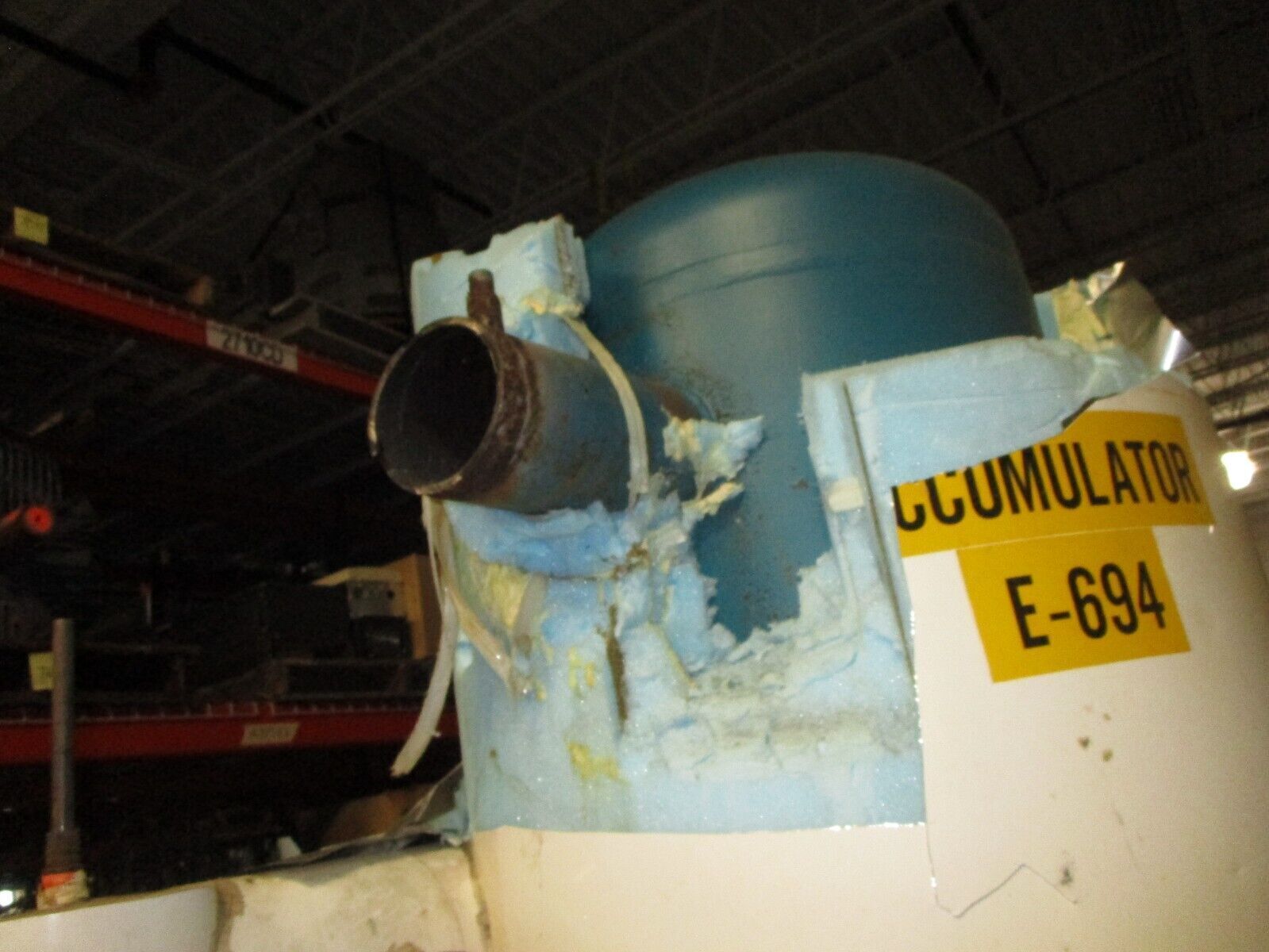 RVS Ammonia Tank Max Pressure: 250PSI @ 300°F MFD: 2010 Used