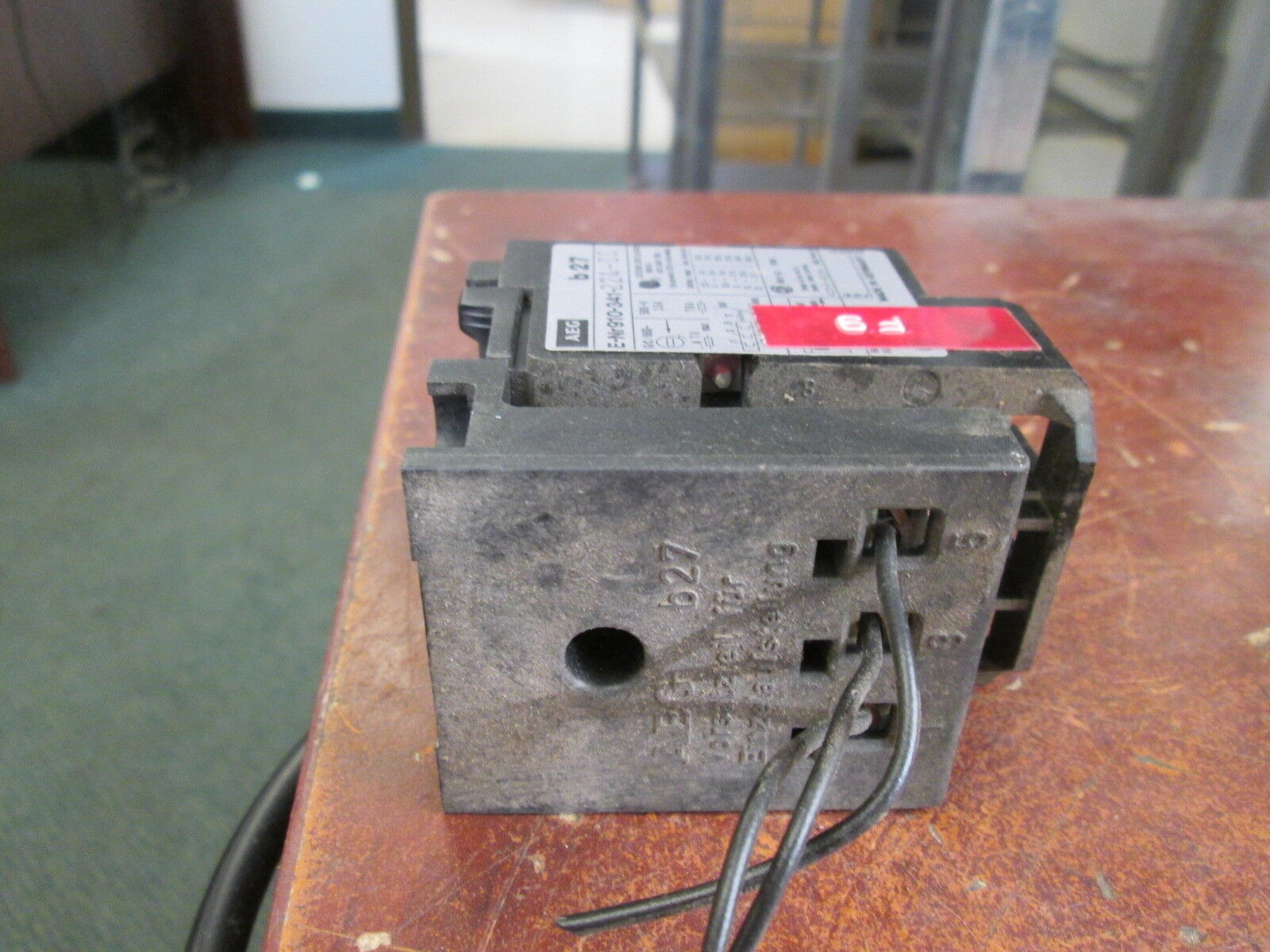 AEG B 27 Solid State Overload E-Nr910-341-224-00 Range: 0.4-0.6A Used