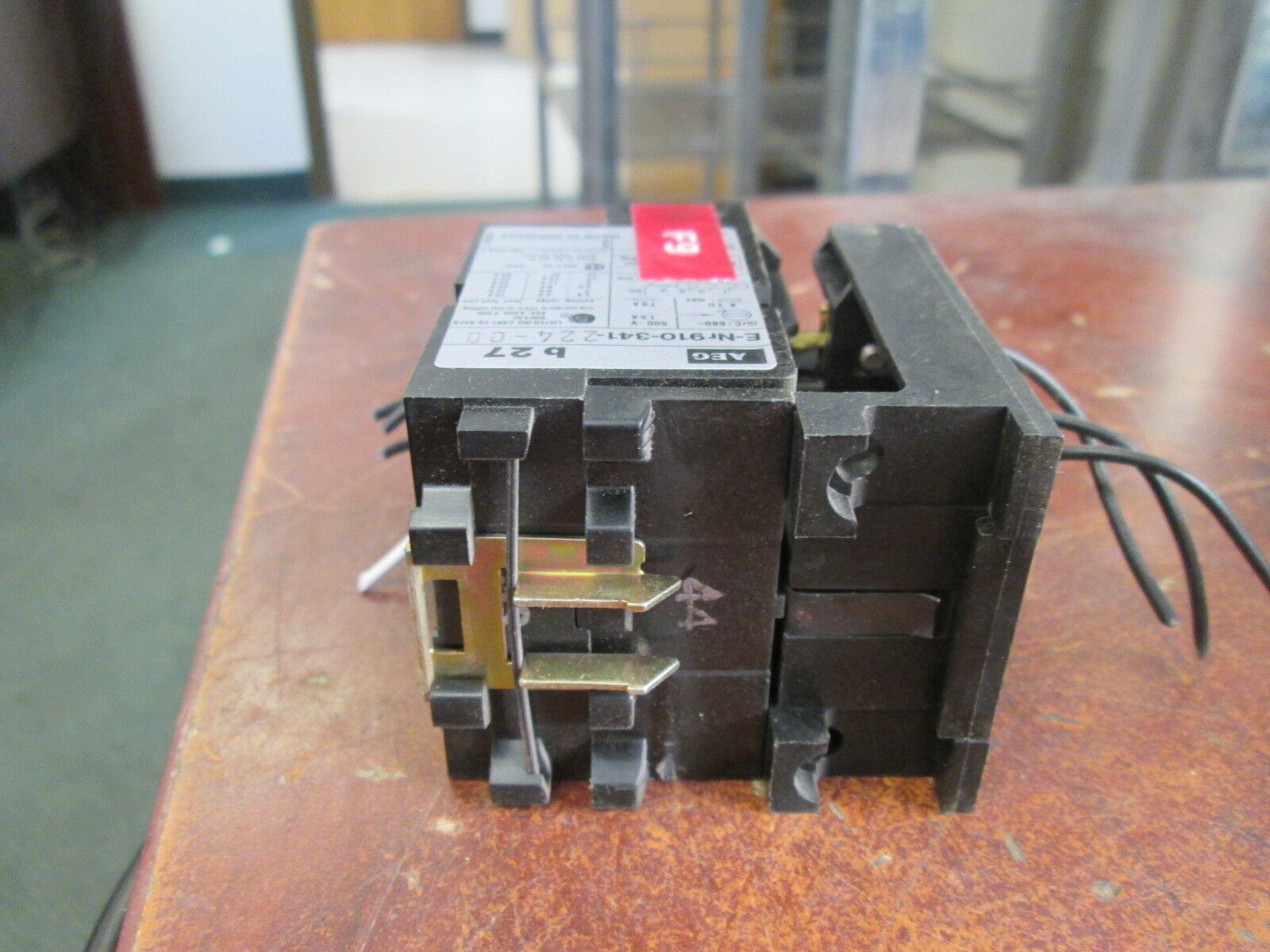 AEG B 27 Solid State Overload E-Nr910-341-224-00 Range: 0.4-0.6A Used