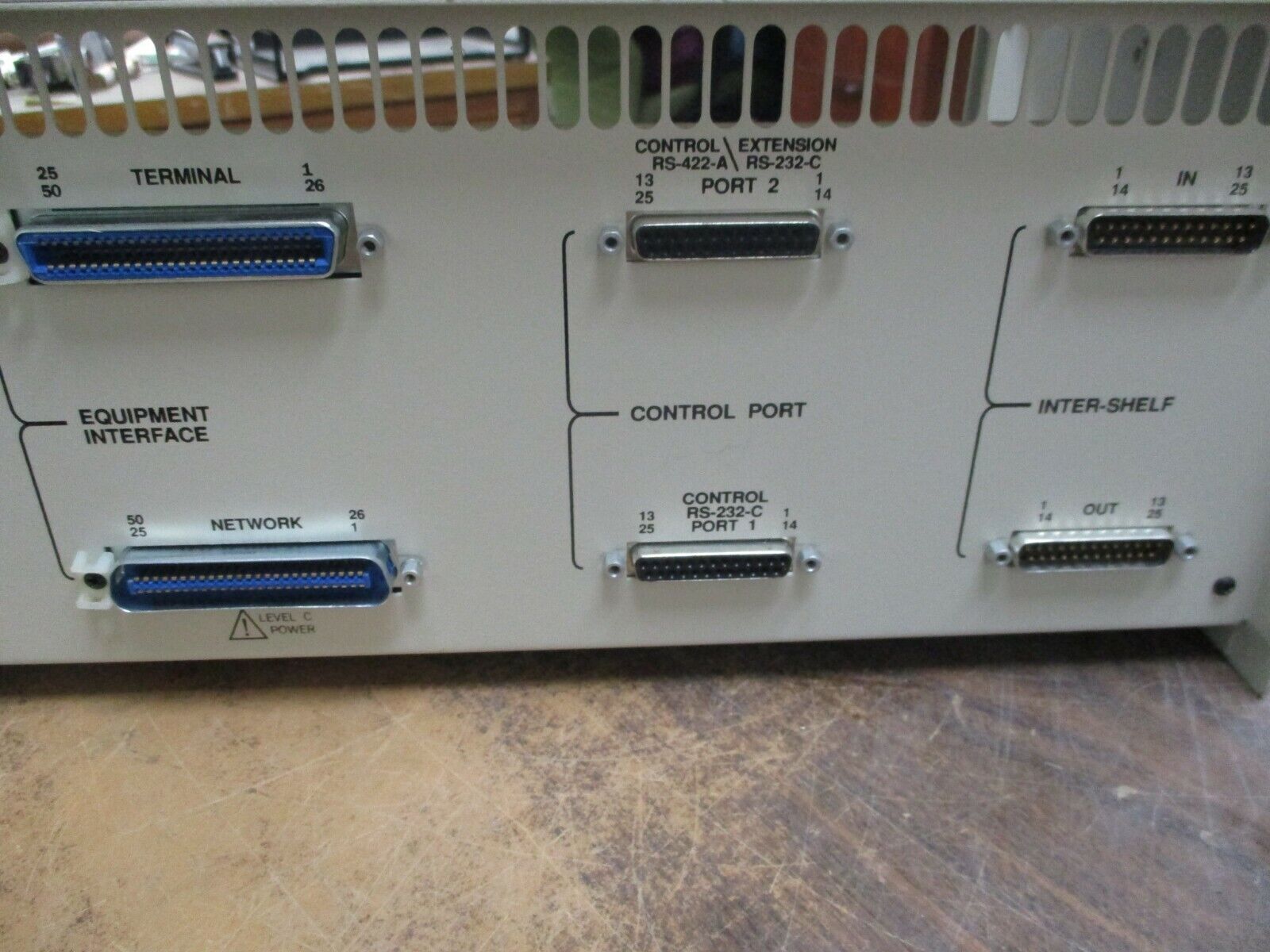 Kentrox T-Smart/T-Serv II Backplane 13-00689-01 Rev. D Used