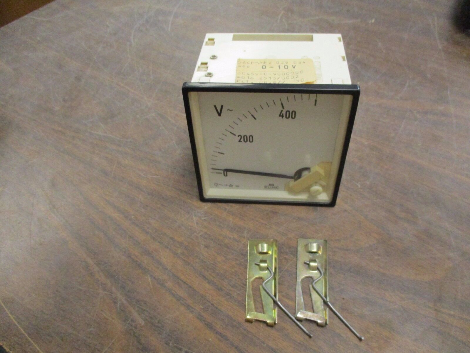 H&B Elima Voltmeter SACH-NR 029 054 Range: 0-500V Used