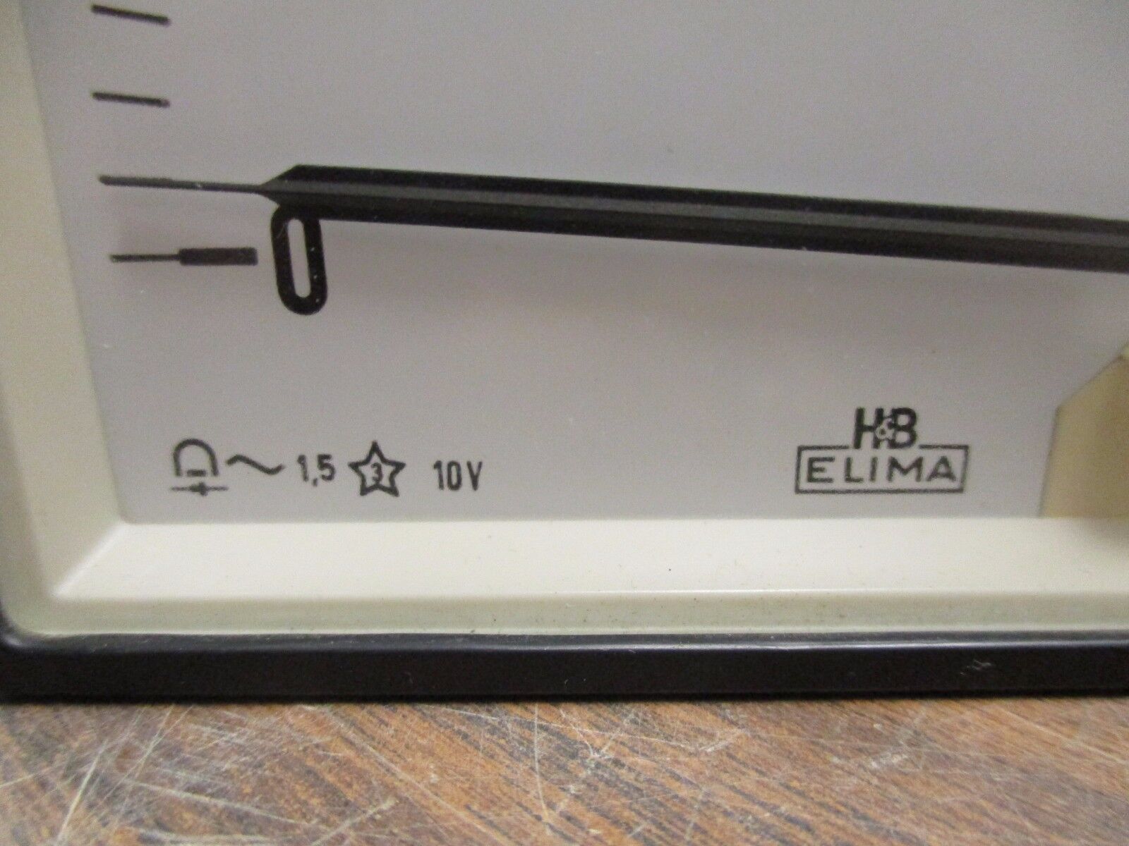 H&B Elima Voltmeter SACH-NR 029 054 Range: 0-500V Used