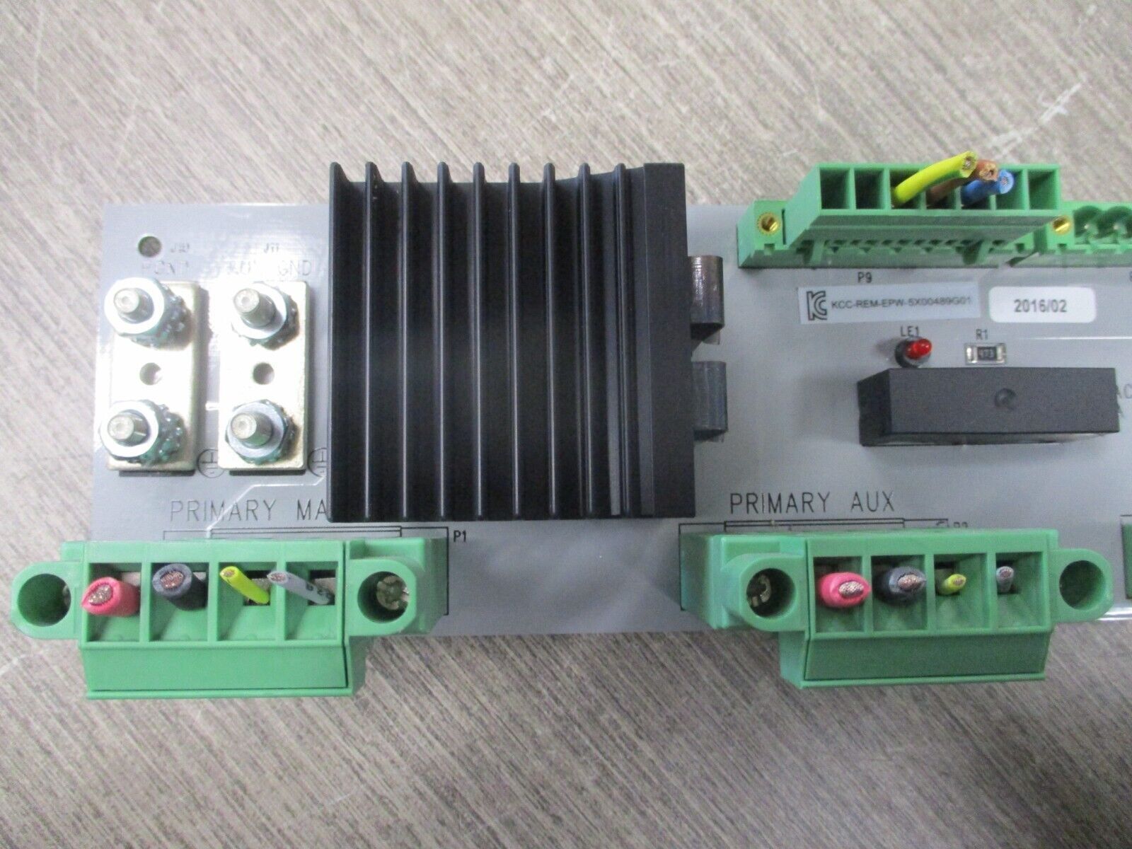 Emerson Ovation Power Distribution Module 5X00489G01 Rev. 06 Used