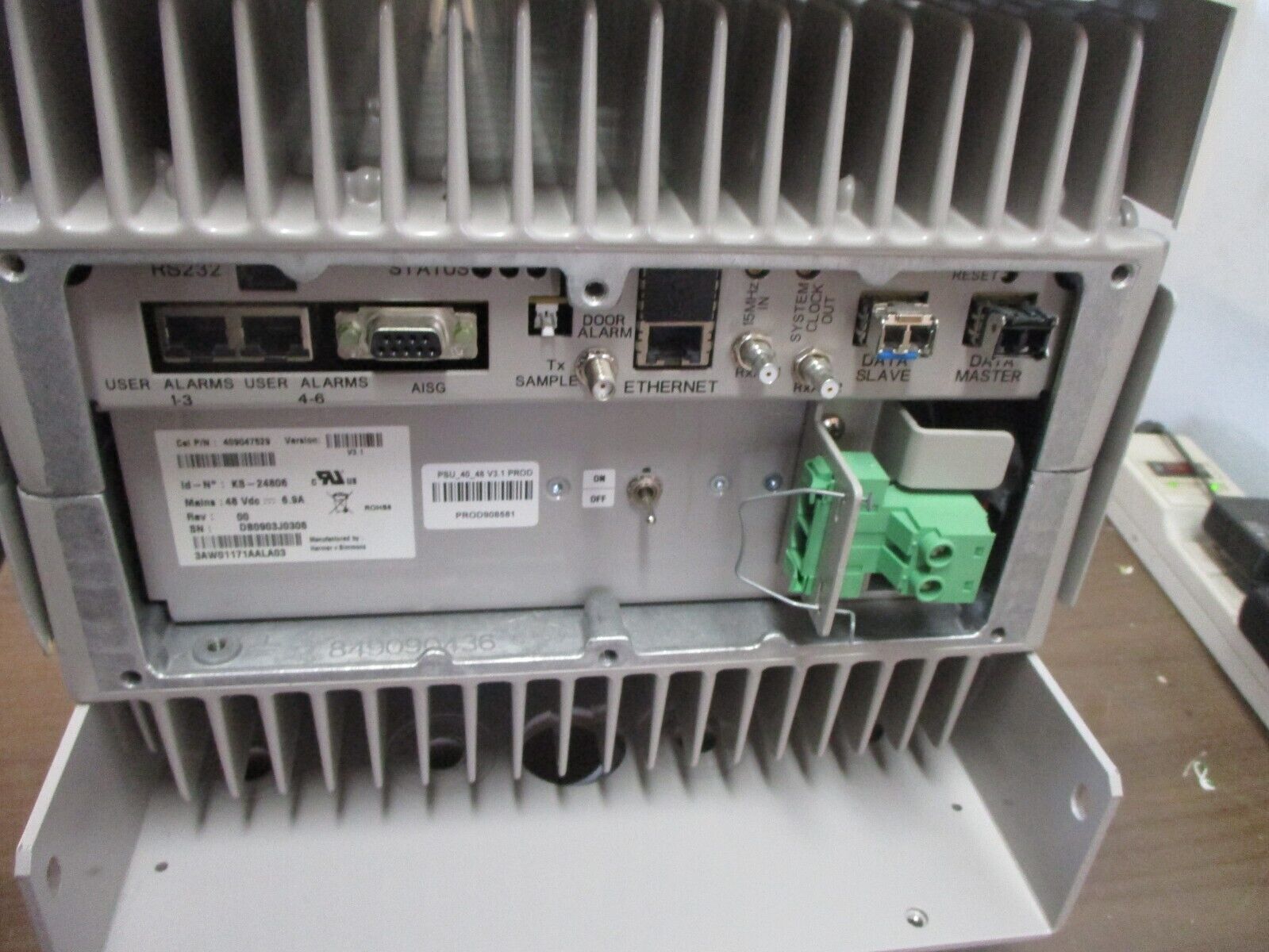 Alcatel-Lucent DC Power Supply 409047529 V3.1 Rev. 00 48VDC 6.9A Used