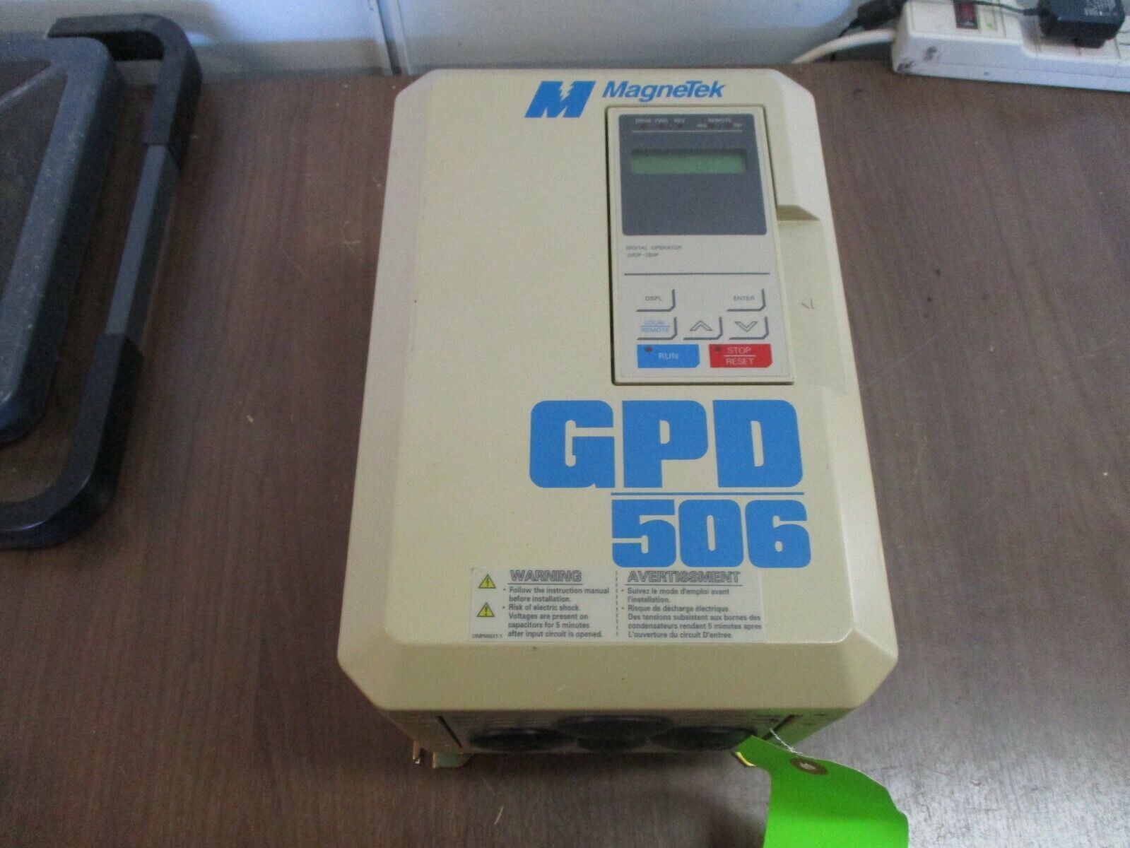 MagneTek GPD 506 AC Drive GPD506V-B014 10HP 3Ph w/ Keypad Used
