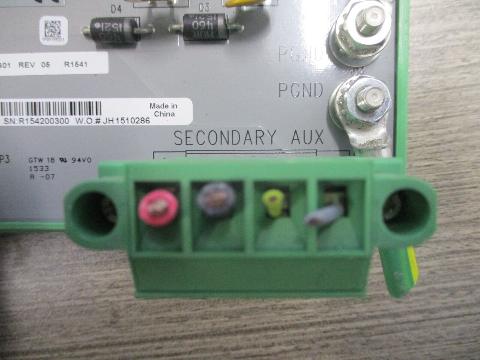 Emerson Ovation Power Distribution Module 5X00489G01 Rev. 06 Used