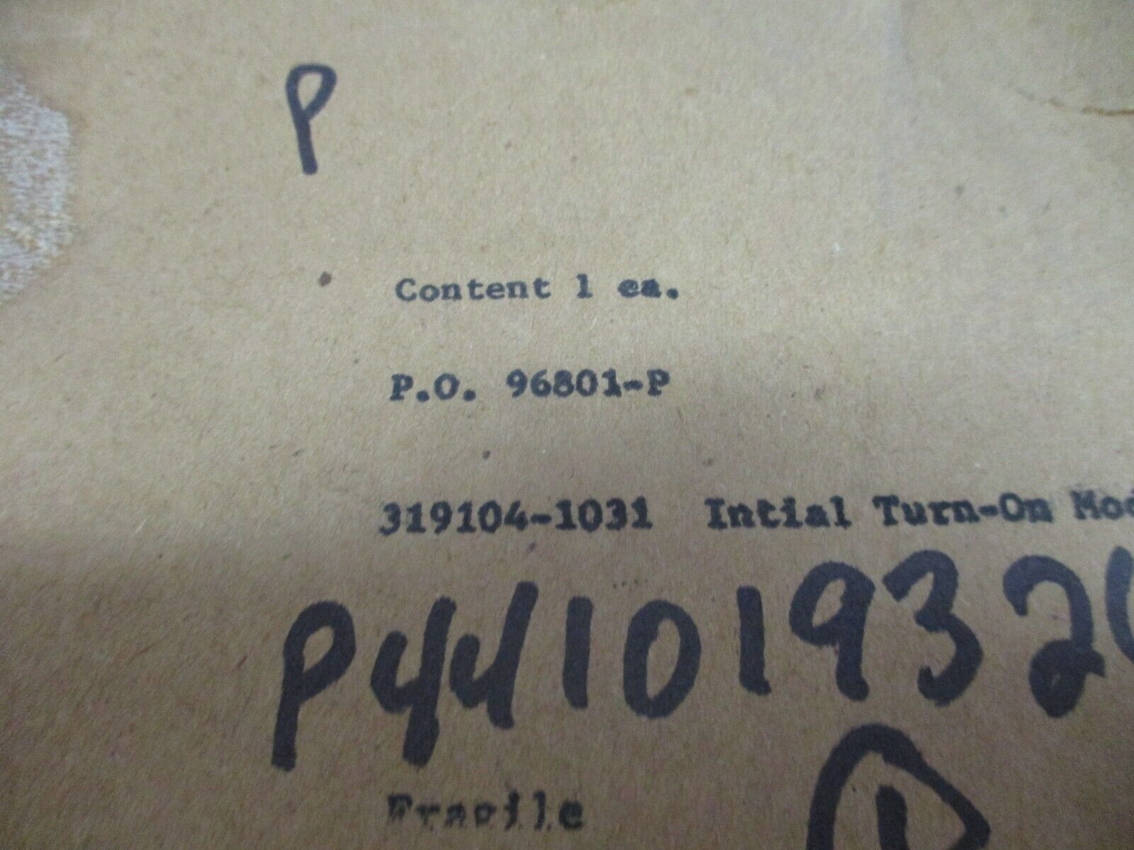 Diamond Power Initial Turn-On Module Assembly 319104-1031 New Surplus