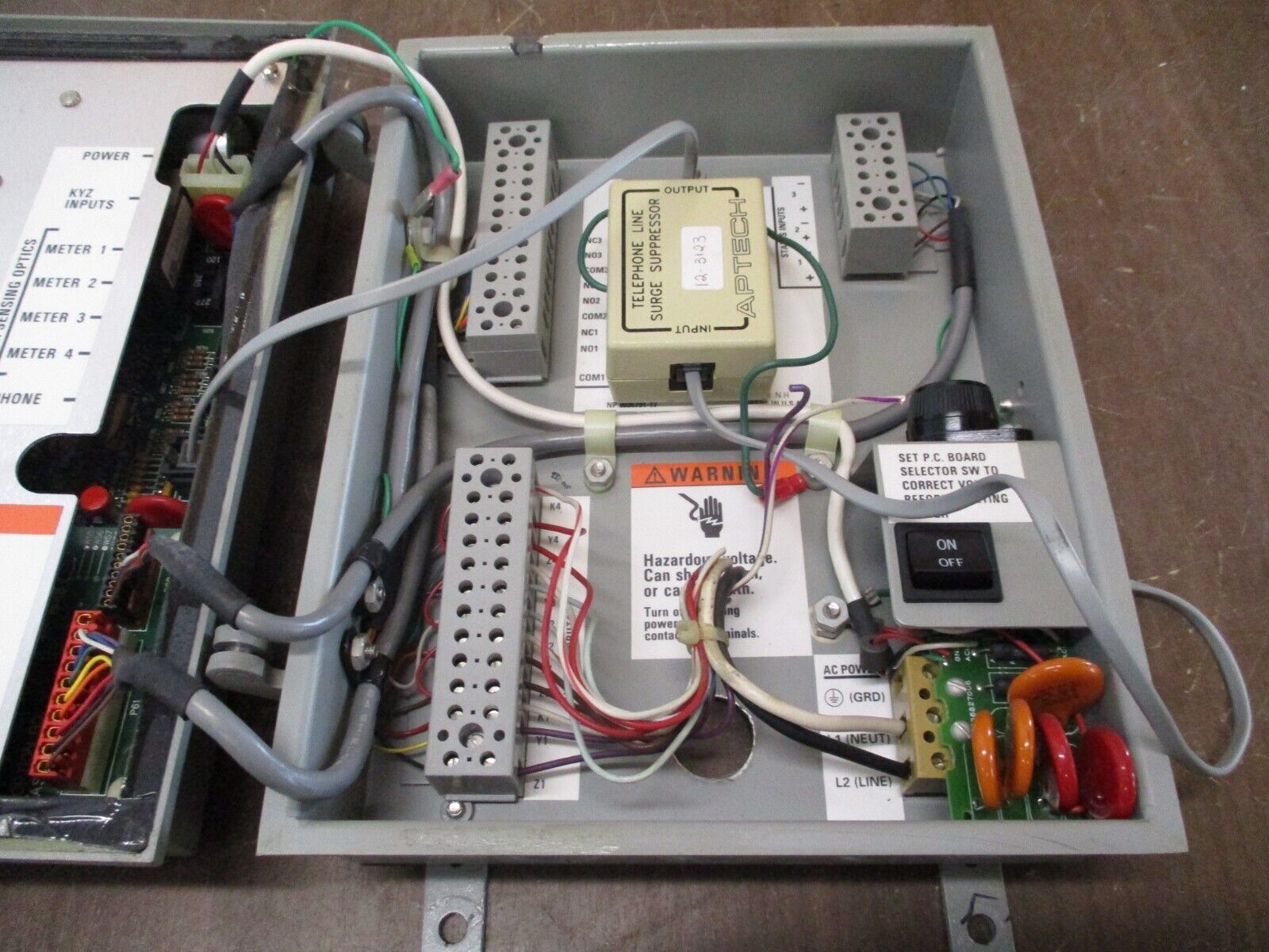 GE DR-87 Electronic Demand Recorder 733X21G005 120/240/277V 50/60Hz 4-Ch Used