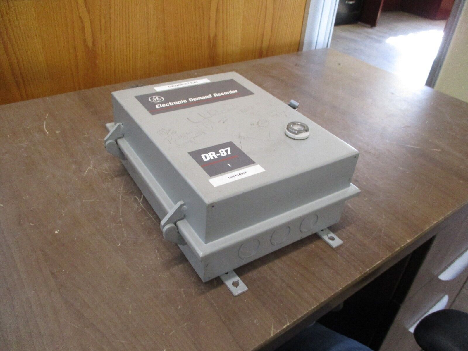 GE DR-87 Electronic Demand Recorder 733X21G005 120/240/277V 50/60Hz 4-Ch Used