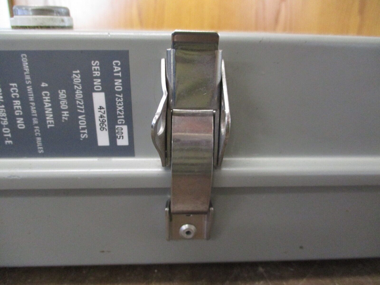 GE DR-87 Electronic Demand Recorder 733X21G005 120/240/277V 50/60Hz 4-Ch Used