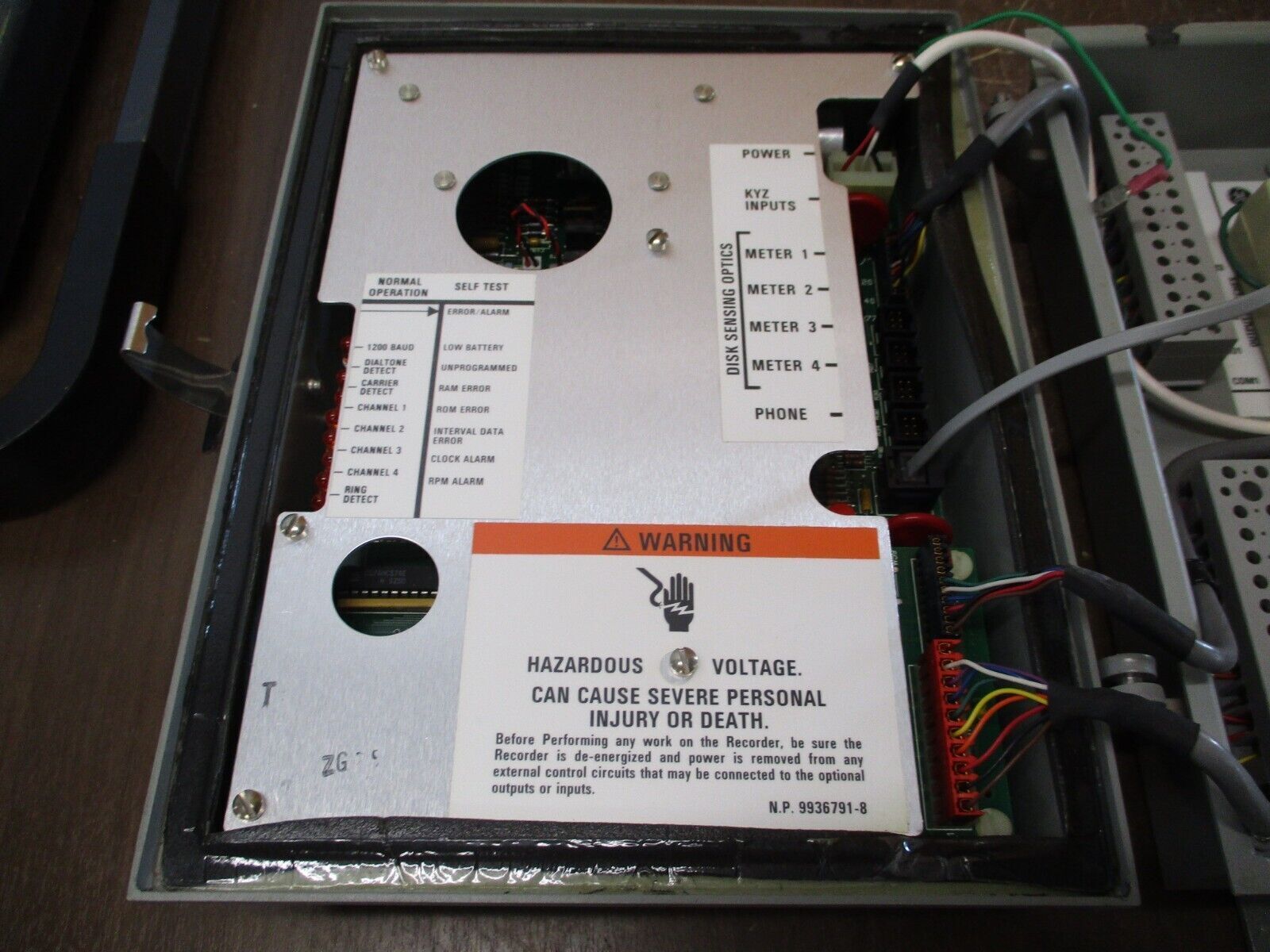 GE DR-87 Electronic Demand Recorder 733X21G005 120/240/277V 50/60Hz 4-Ch Used