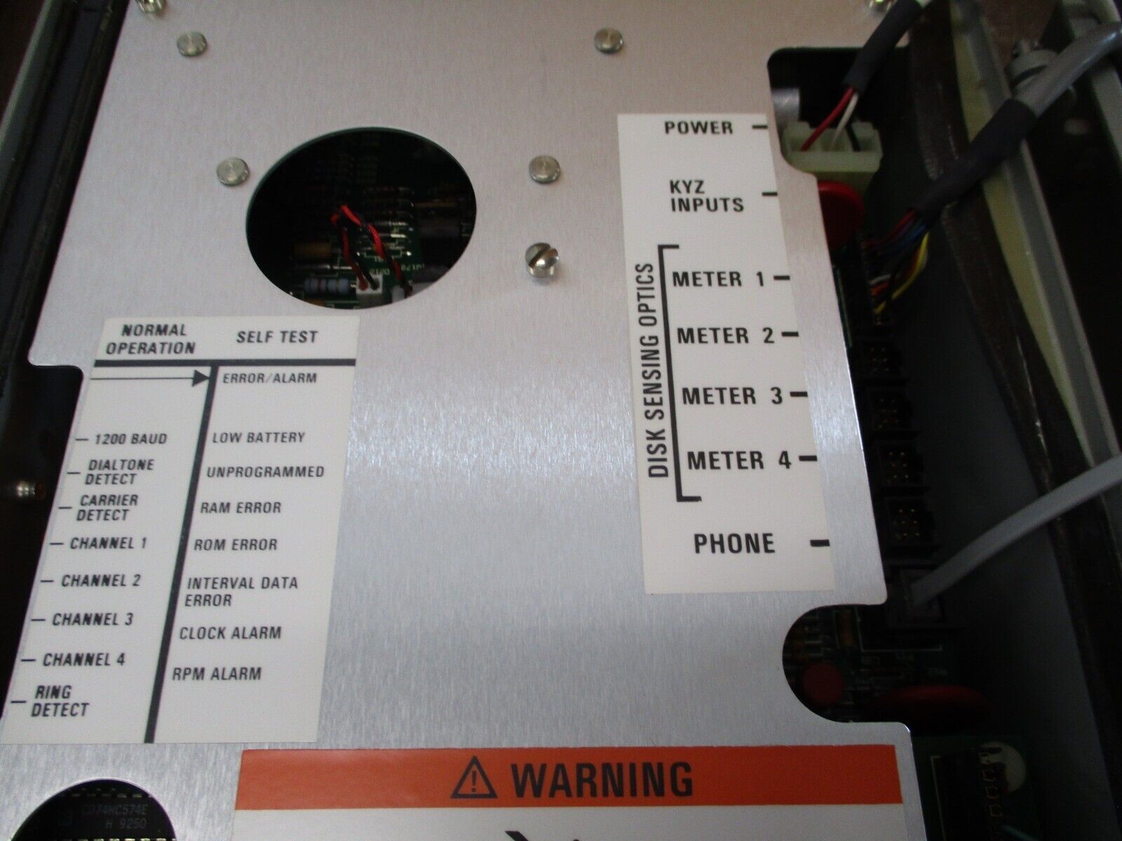 GE DR-87 Electronic Demand Recorder 733X21G005 120/240/277V 50/60Hz 4-Ch Used