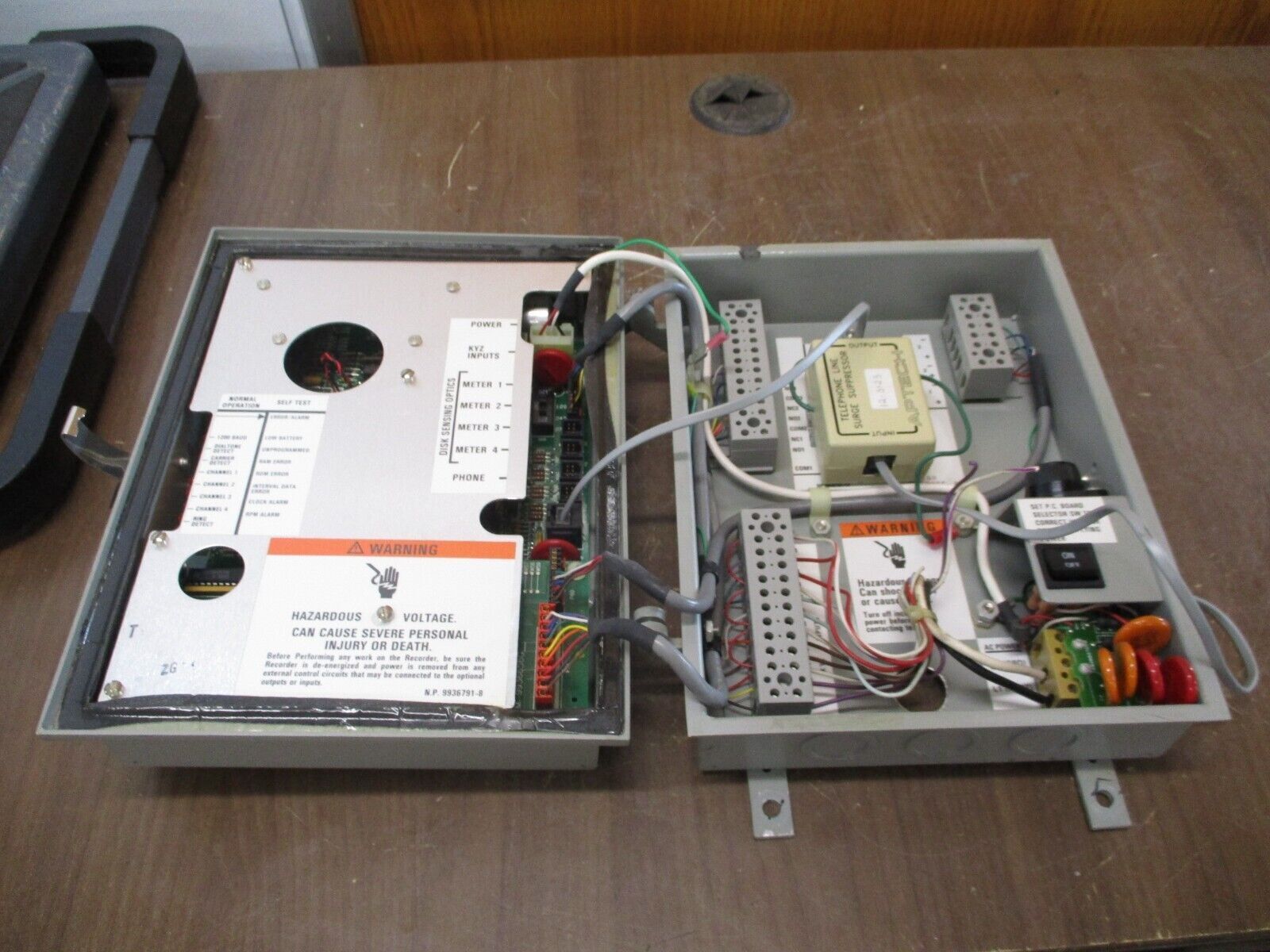 GE DR-87 Electronic Demand Recorder 733X21G005 120/240/277V 50/60Hz 4-Ch Used