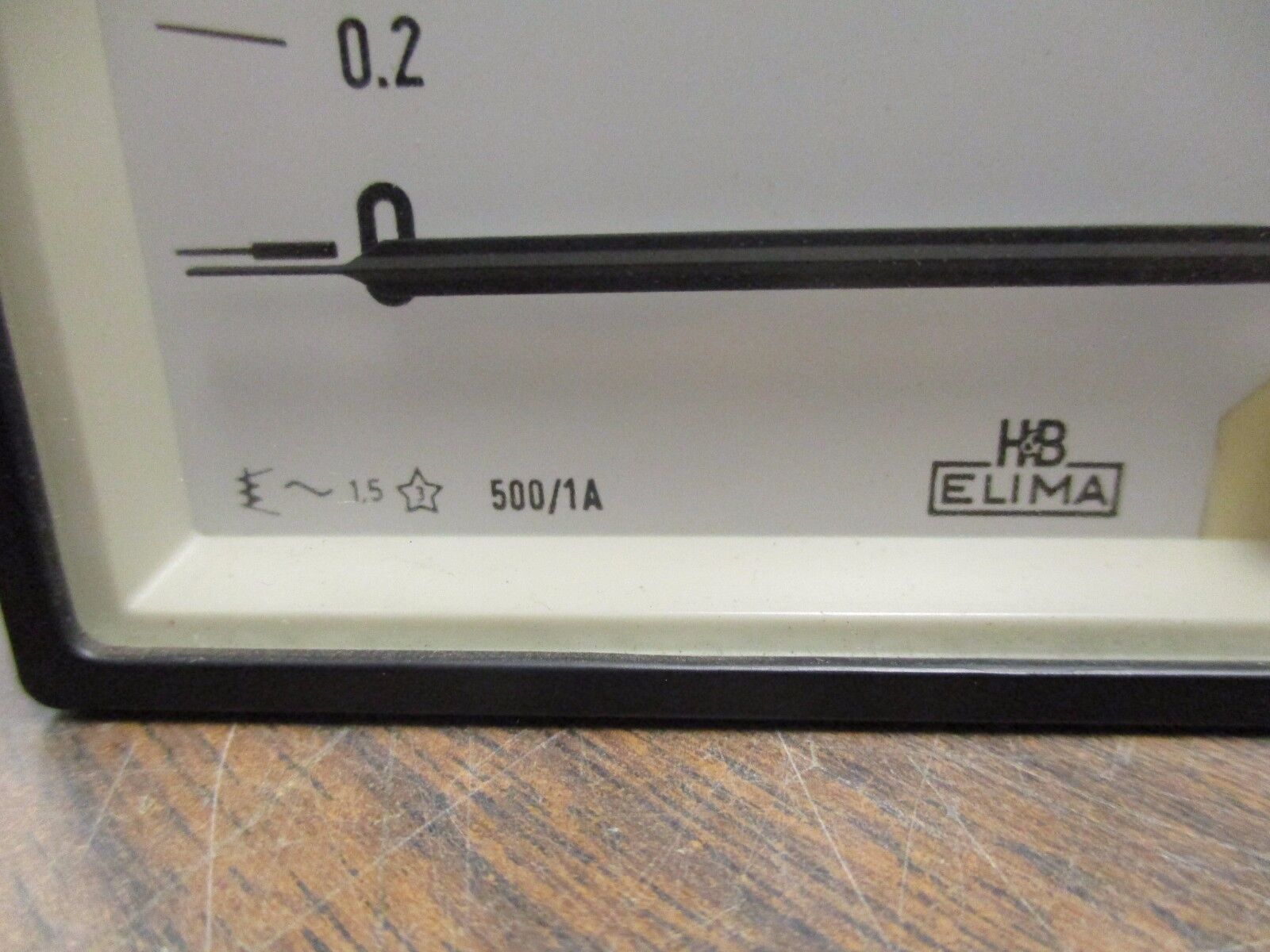 H&B Elima Kiloamp Meter 5712 029.05448 Range: 0-2kA Used