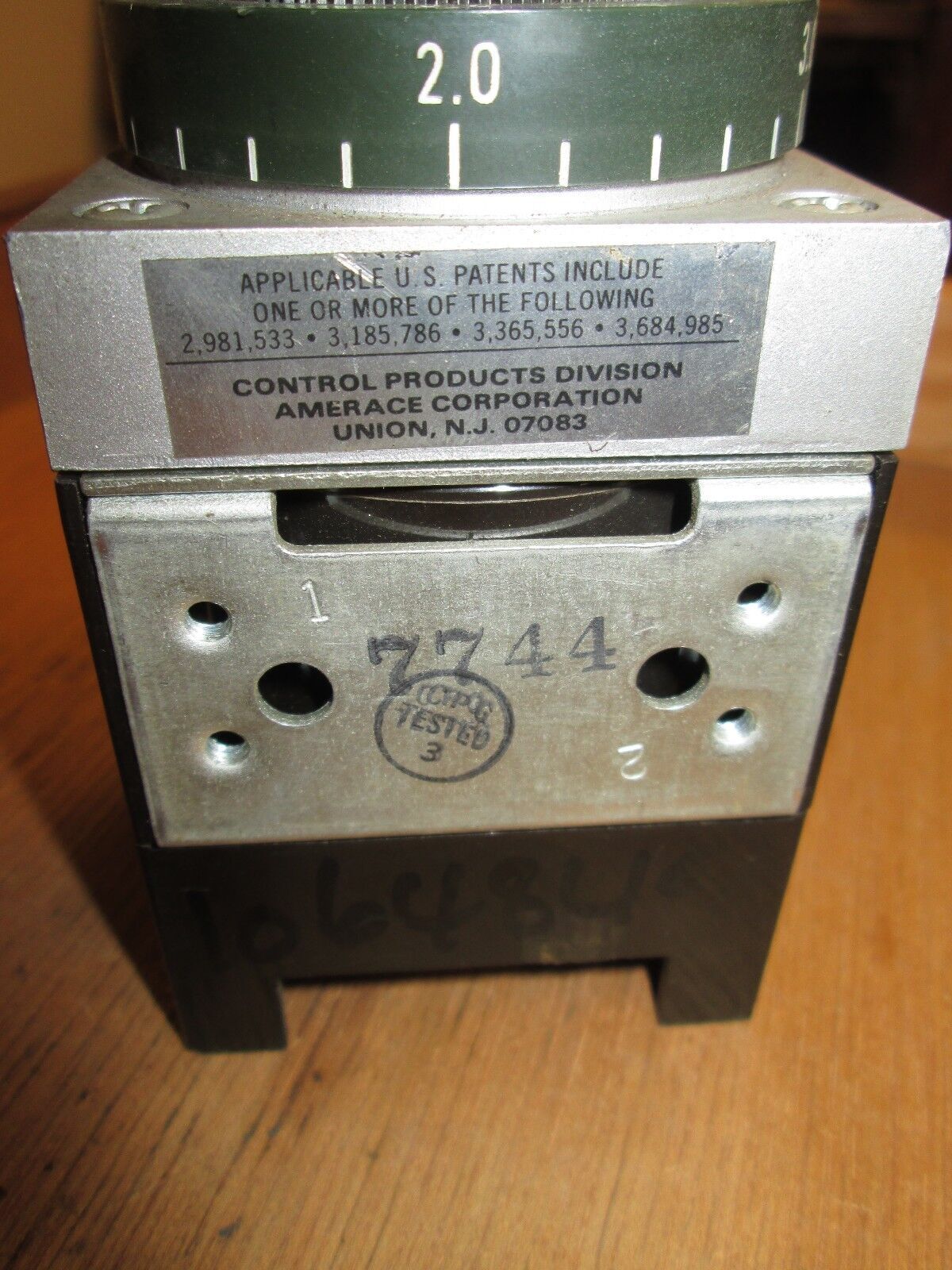 Agastat Timer 7012AB 0.5-5 Secs 120V coil 60Hz no base Used