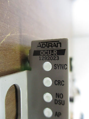 AdTran OCU-R Remote Terminal Unit 1292023 Total Reach DDS Frame IQ 2W Used