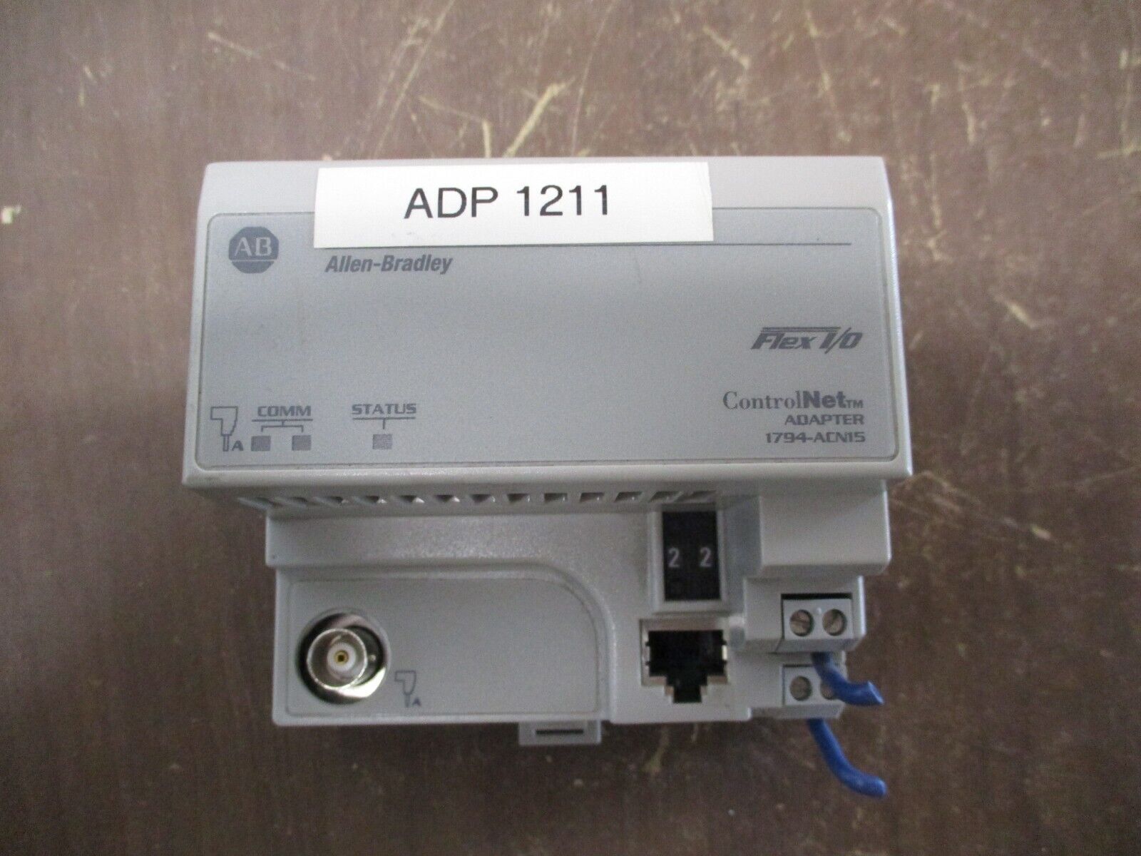 Allen-Bradley Flex I/O ControlNet Adapter 1794-ACN15 Ser. C Rev. A01 F/W Rev. F