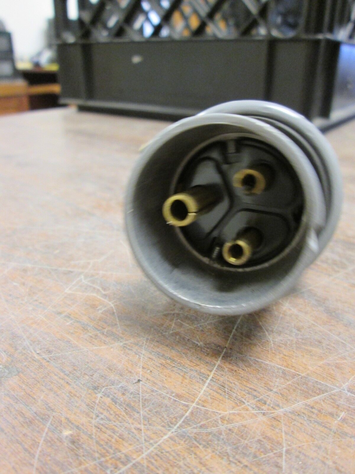 Russellstoll Plug 3720 15A @ 600V 20A @ 250V 3W open end Used